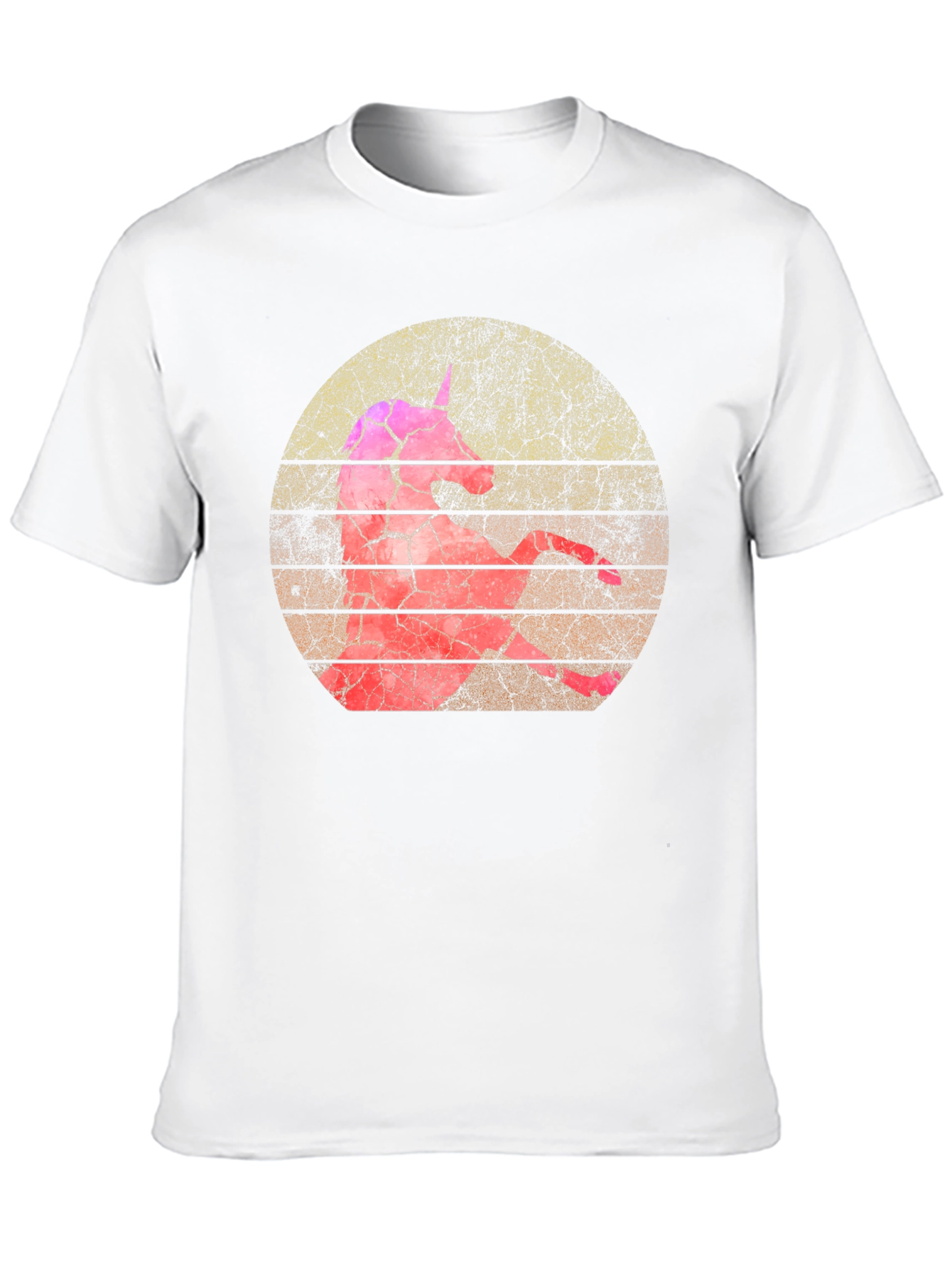Retro Unicorn Graphic T-Shirt