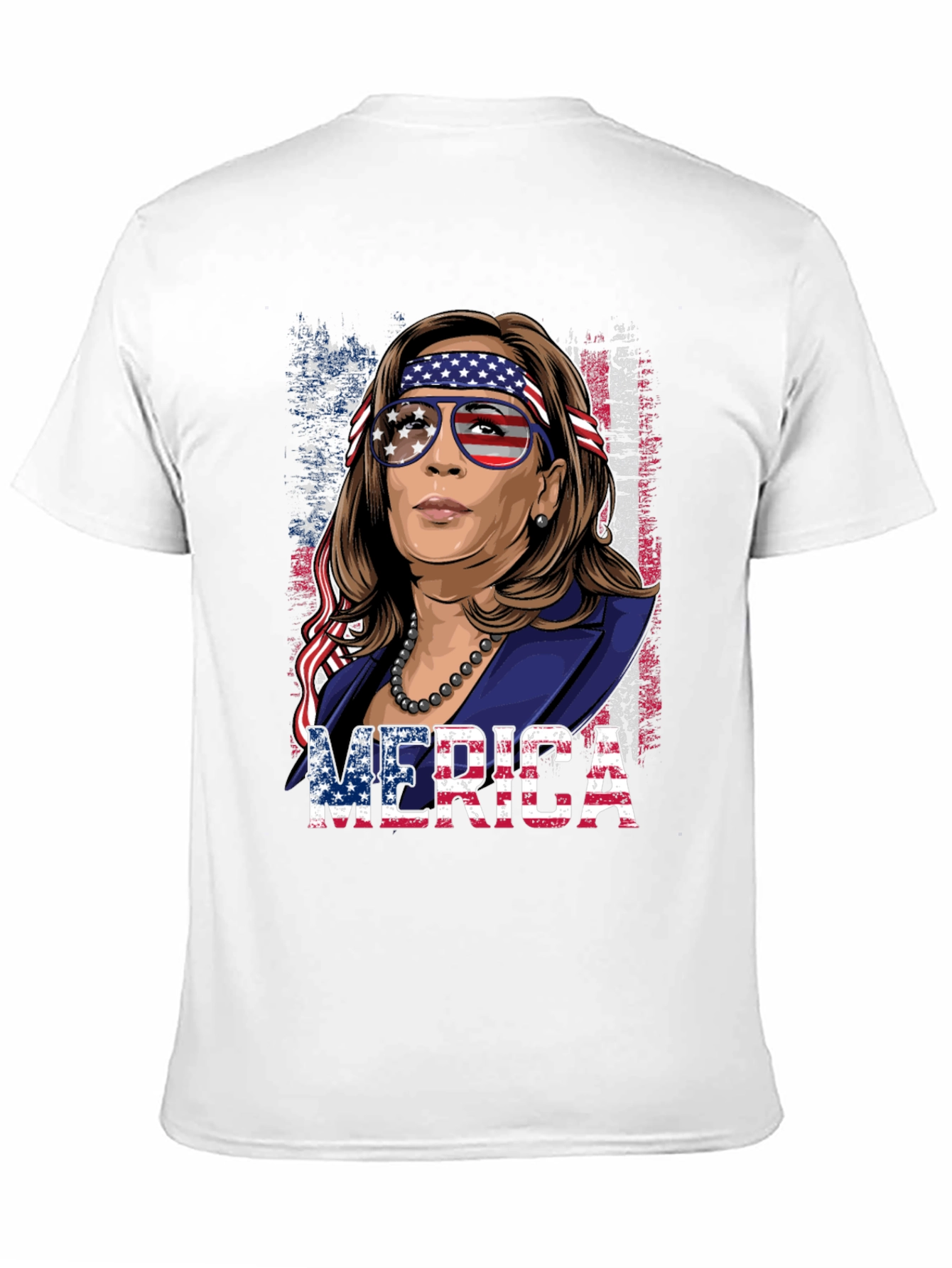 Kamala Harris Patriotic T-Shirt - Merica!