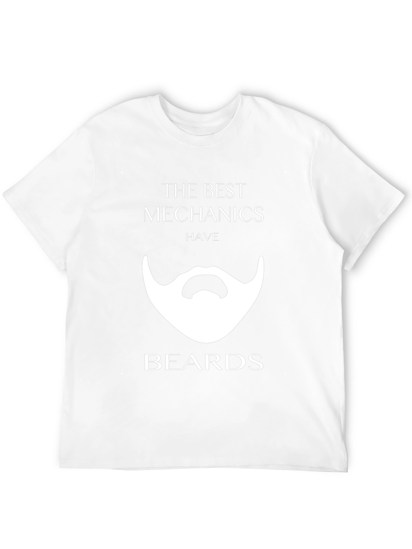 Mechanic Beard Graphic Tee - Black