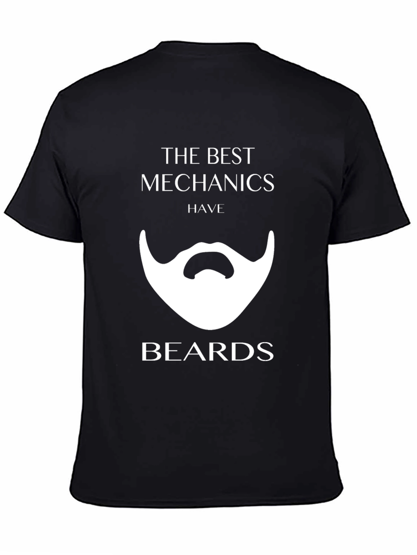 Mechanic Beard Graphic Tee - Black