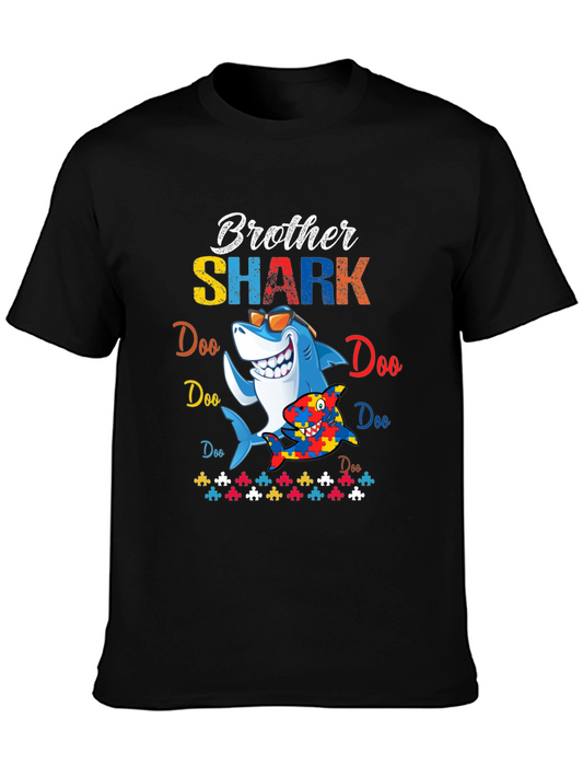 Brother Shark Autism Awareness T-Shirt