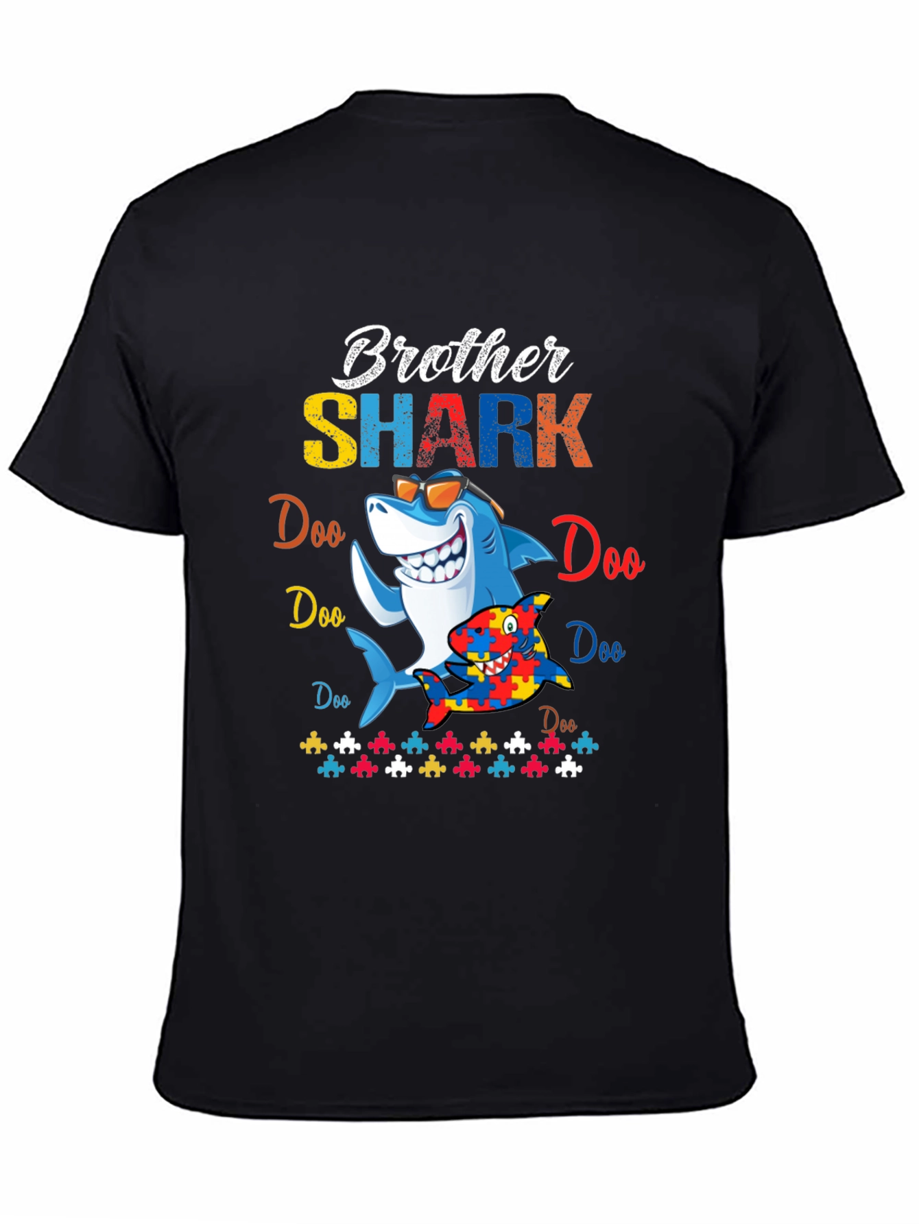Brother Shark Autism Awareness T-Shirt