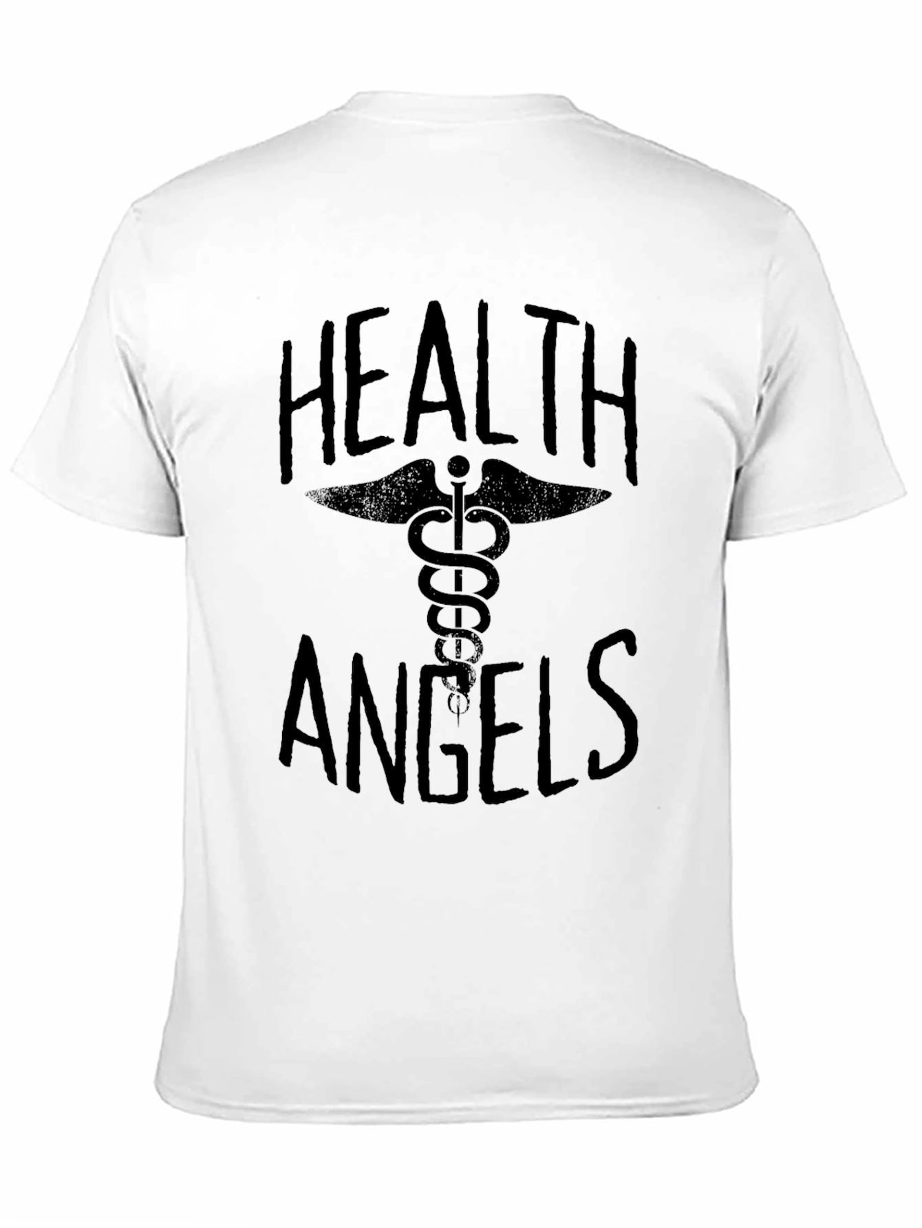 Health Angels Black Graphic Tee