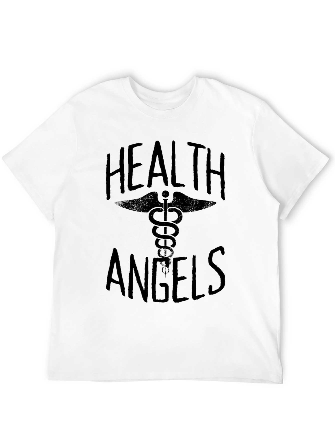 Health Angels Black Graphic Tee