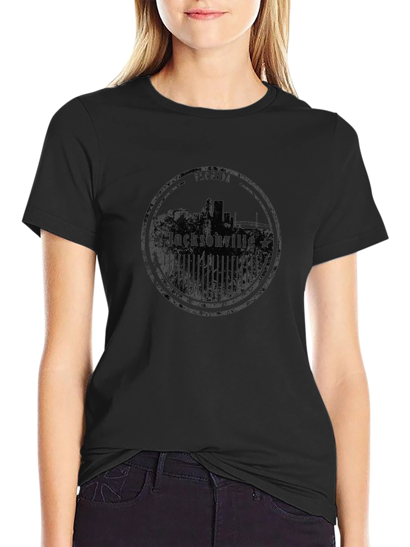 Jacksonville Florida Stamp Tee