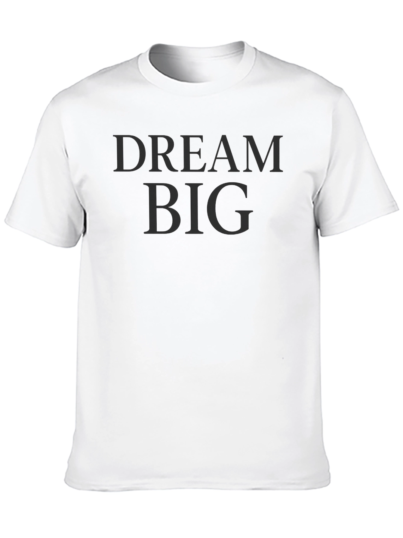 Dream Big Graphic Tee - Motivational Black T-Shirt