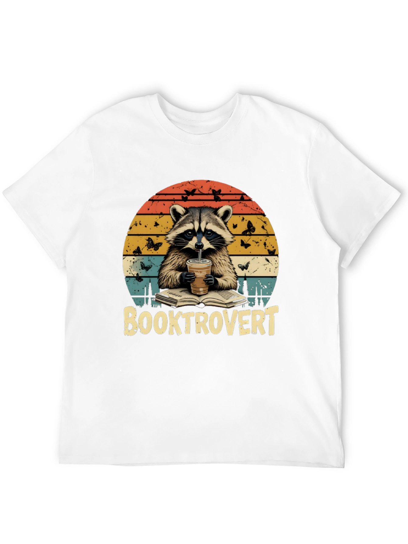Booktrovert Raccoon T-Shirt - Unisex