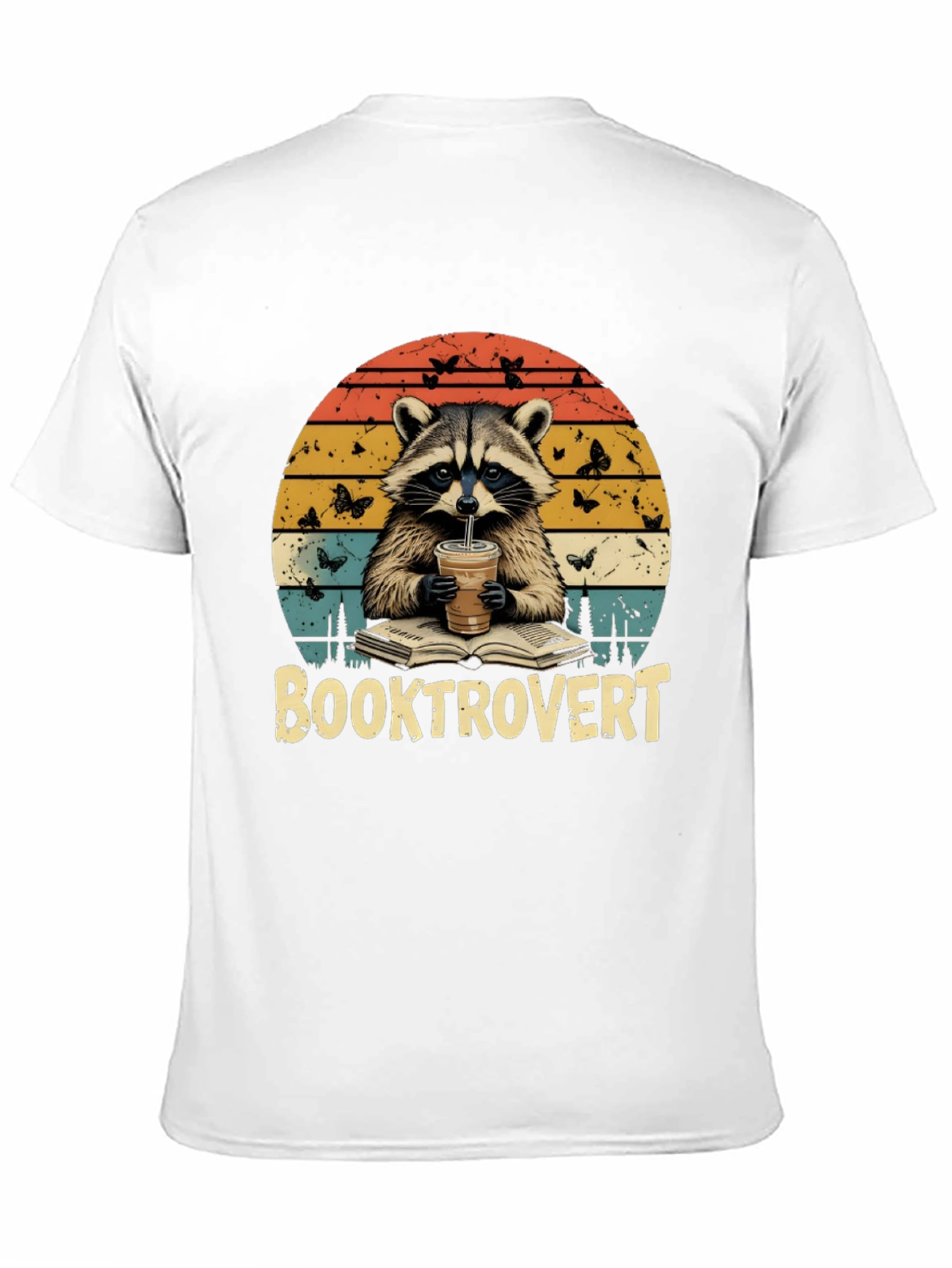 Booktrovert Raccoon T-Shirt - Unisex