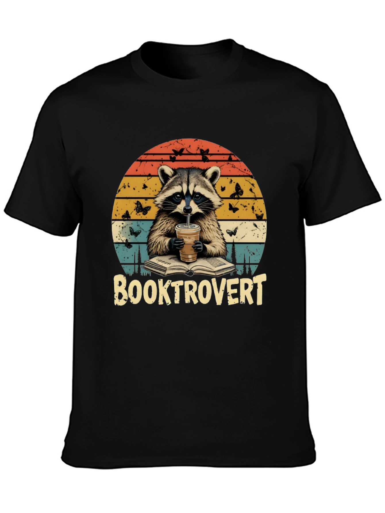Booktrovert Raccoon T-Shirt - Unisex