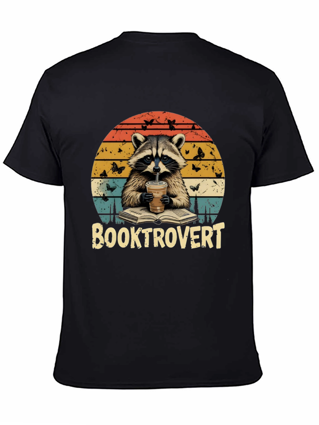 Booktrovert Raccoon T-Shirt - Unisex