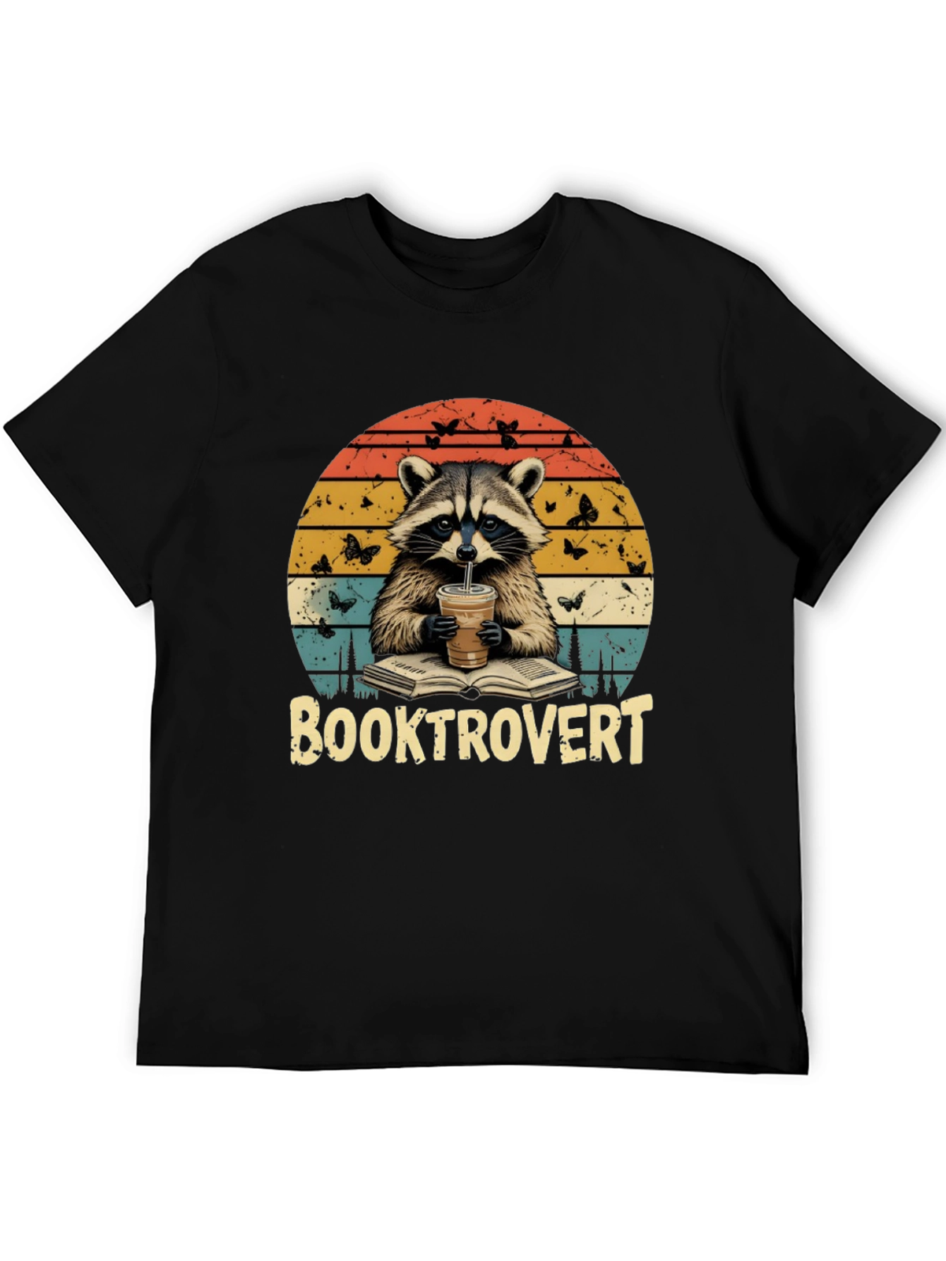Booktrovert Raccoon T-Shirt - Unisex