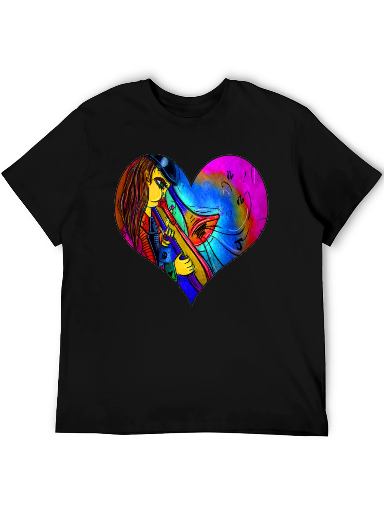 Music Lovers Heart T-Shirt