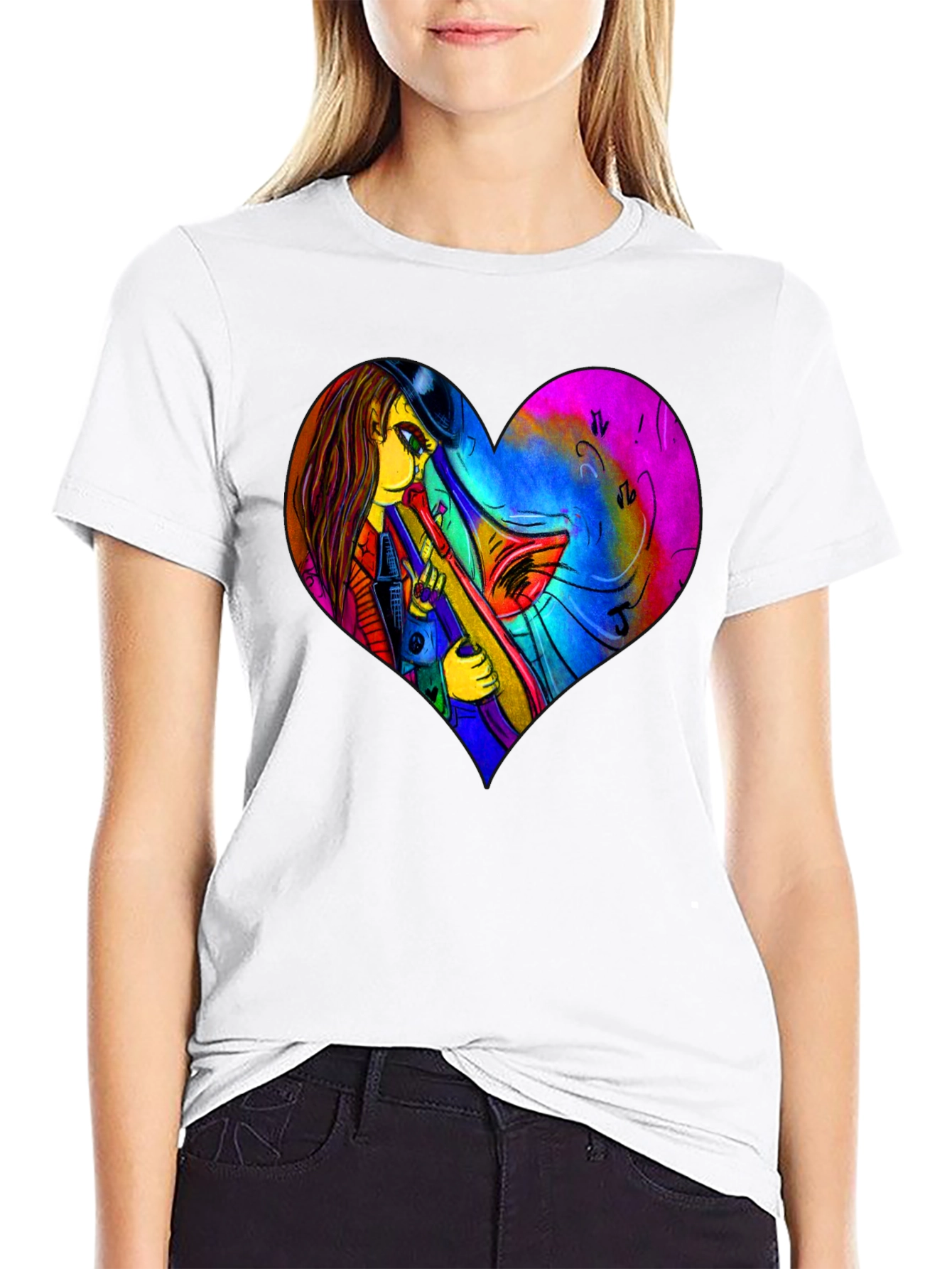 Music Lovers Heart T-Shirt