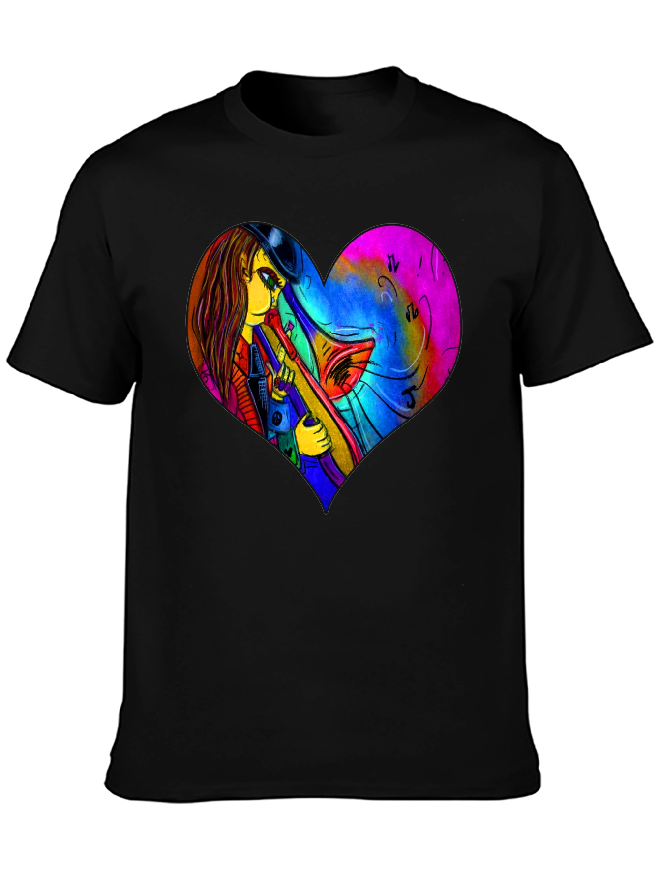 Music Lovers Heart T-Shirt