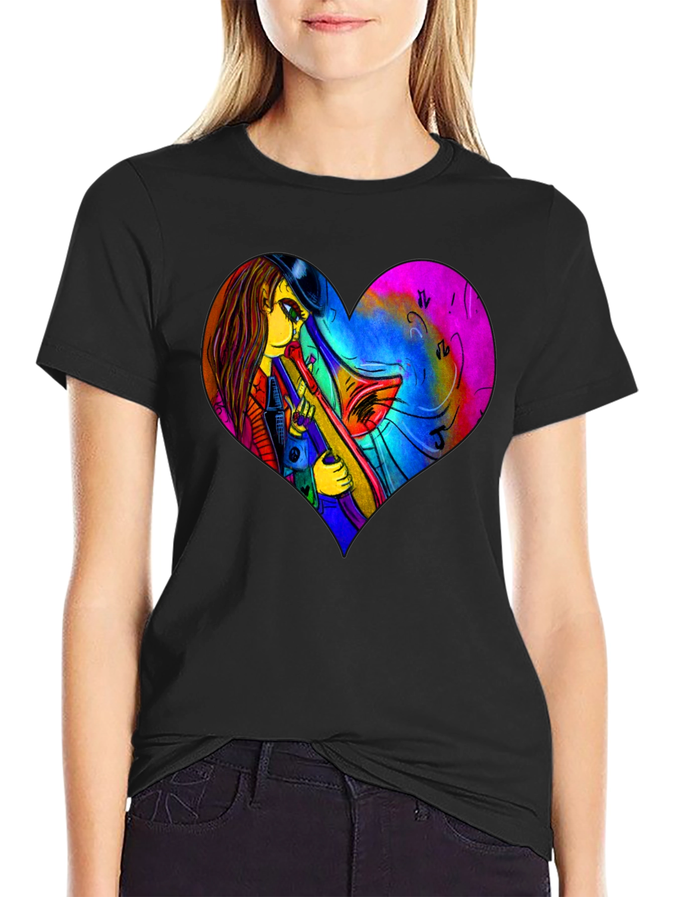 Music Lovers Heart T-Shirt