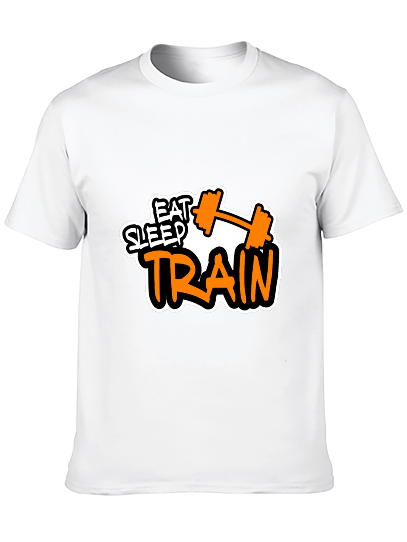 Eat Sleep Train Black Graphic Tee