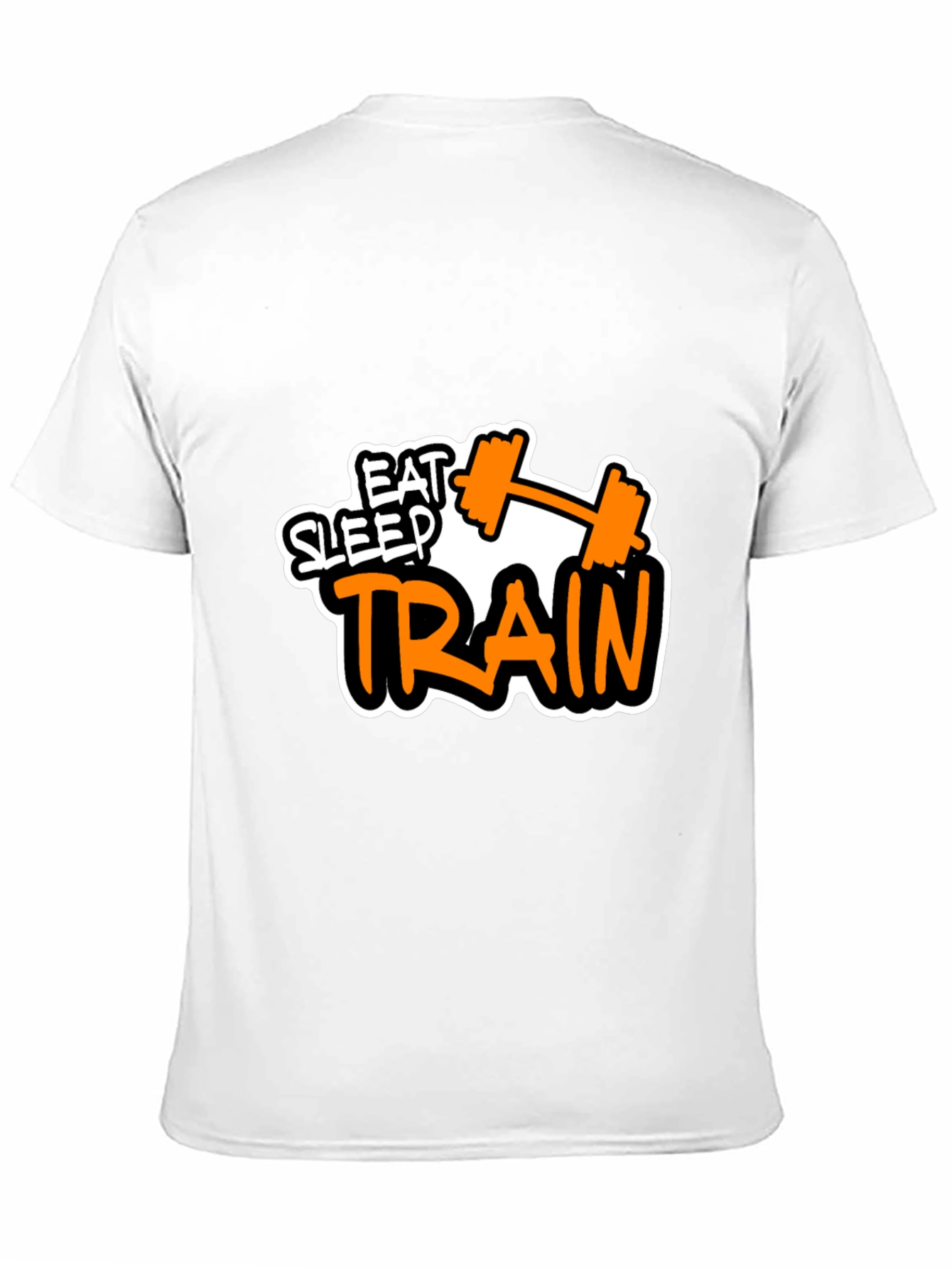 Eat Sleep Train Black Graphic Tee