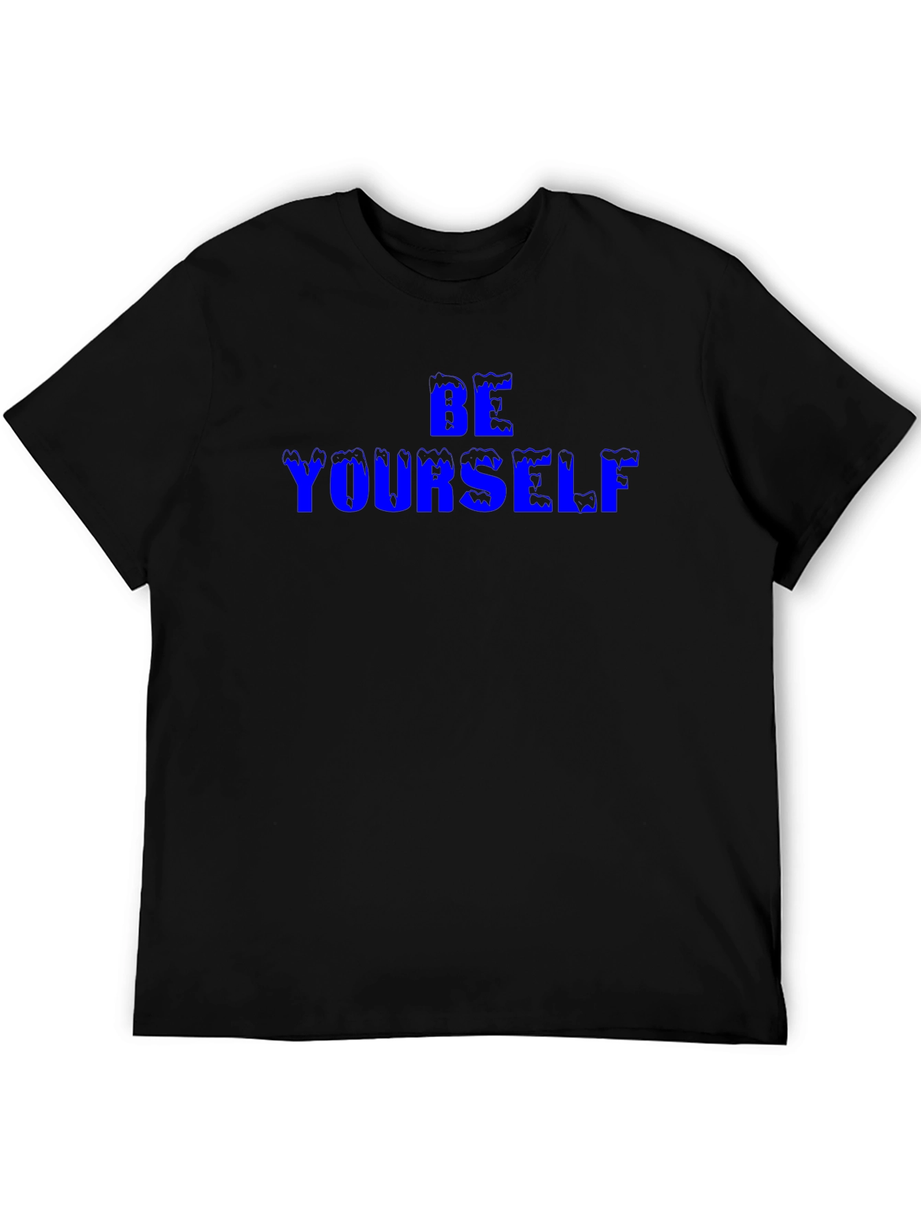 Be Yourself Black Graphic Tee