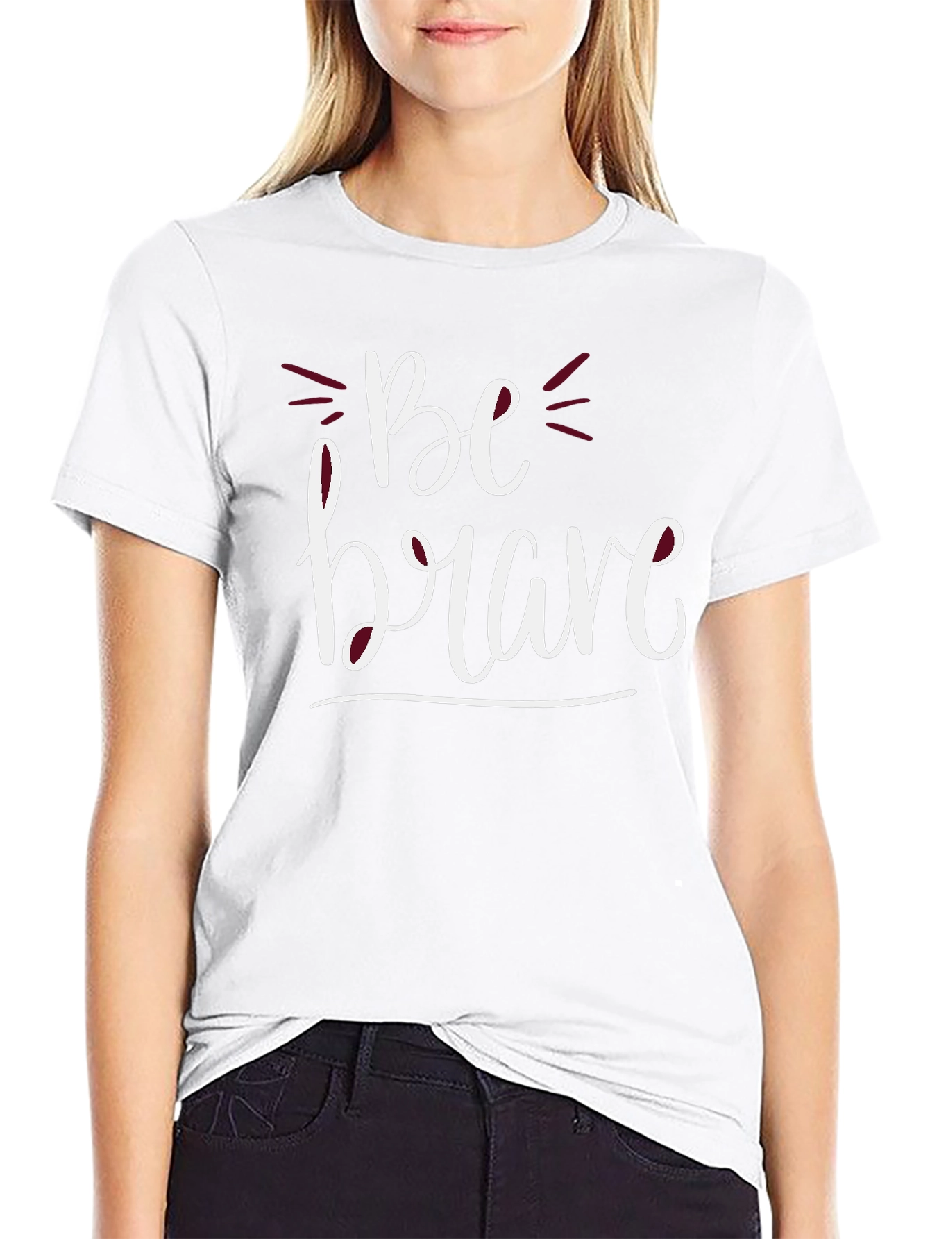Be Brave Graphic T-Shirt - Casual Comfort Tee