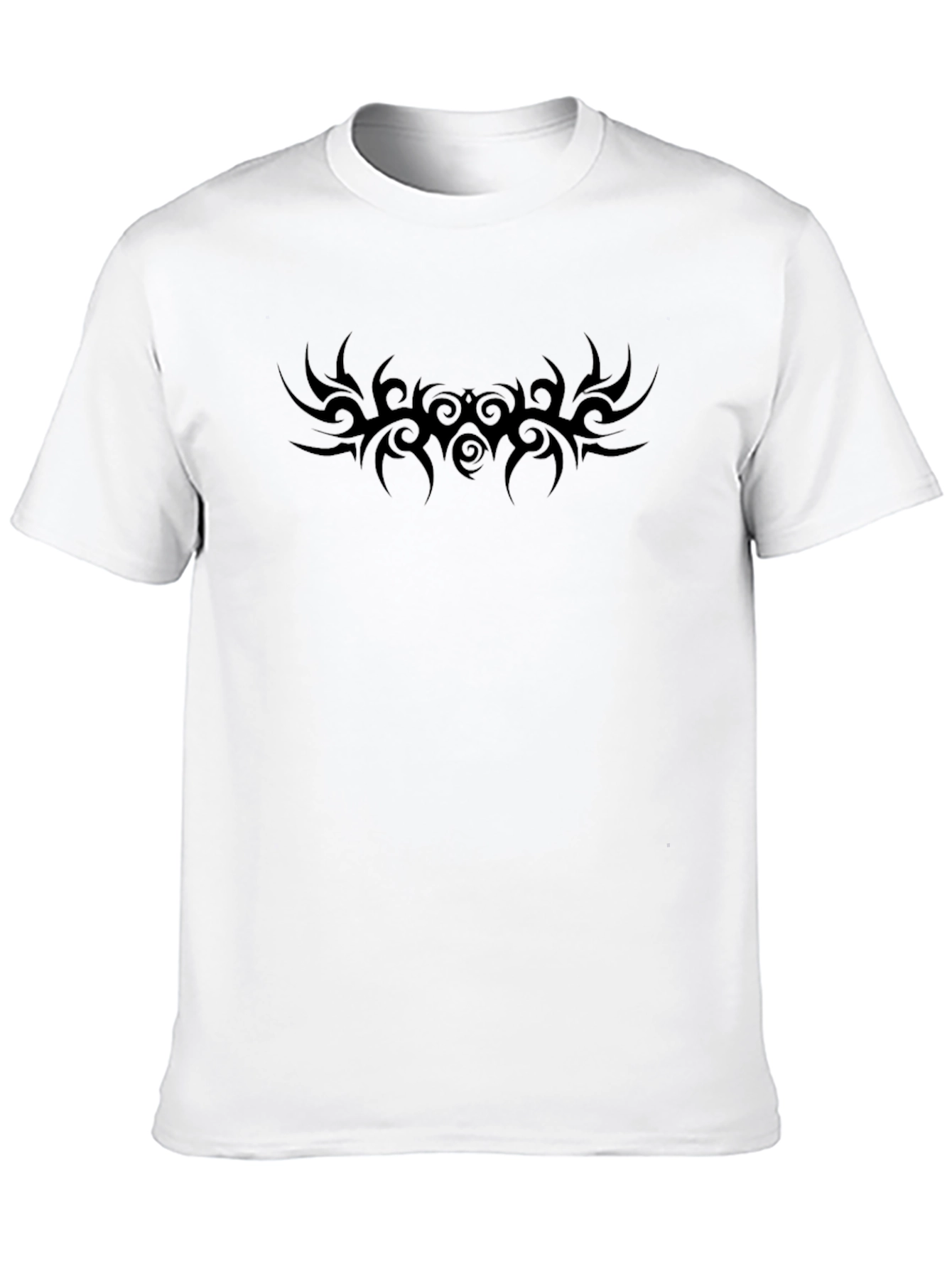 Tribal Tattoo Graphic Black T-Shirt