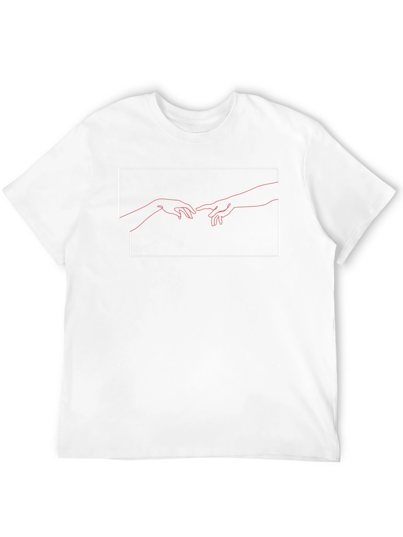 Creation of Adam T-Shirt - Minimalist Art