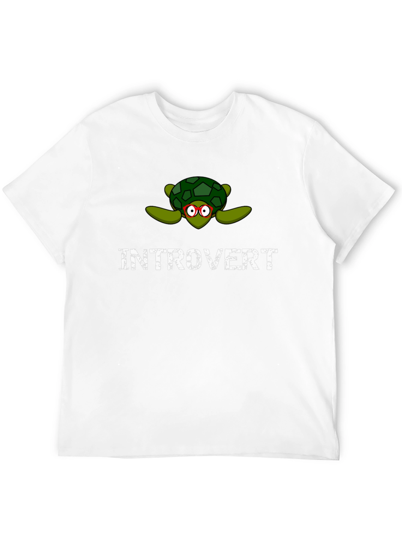 Introvert Turtle T-Shirt - Cute & Quirky Design