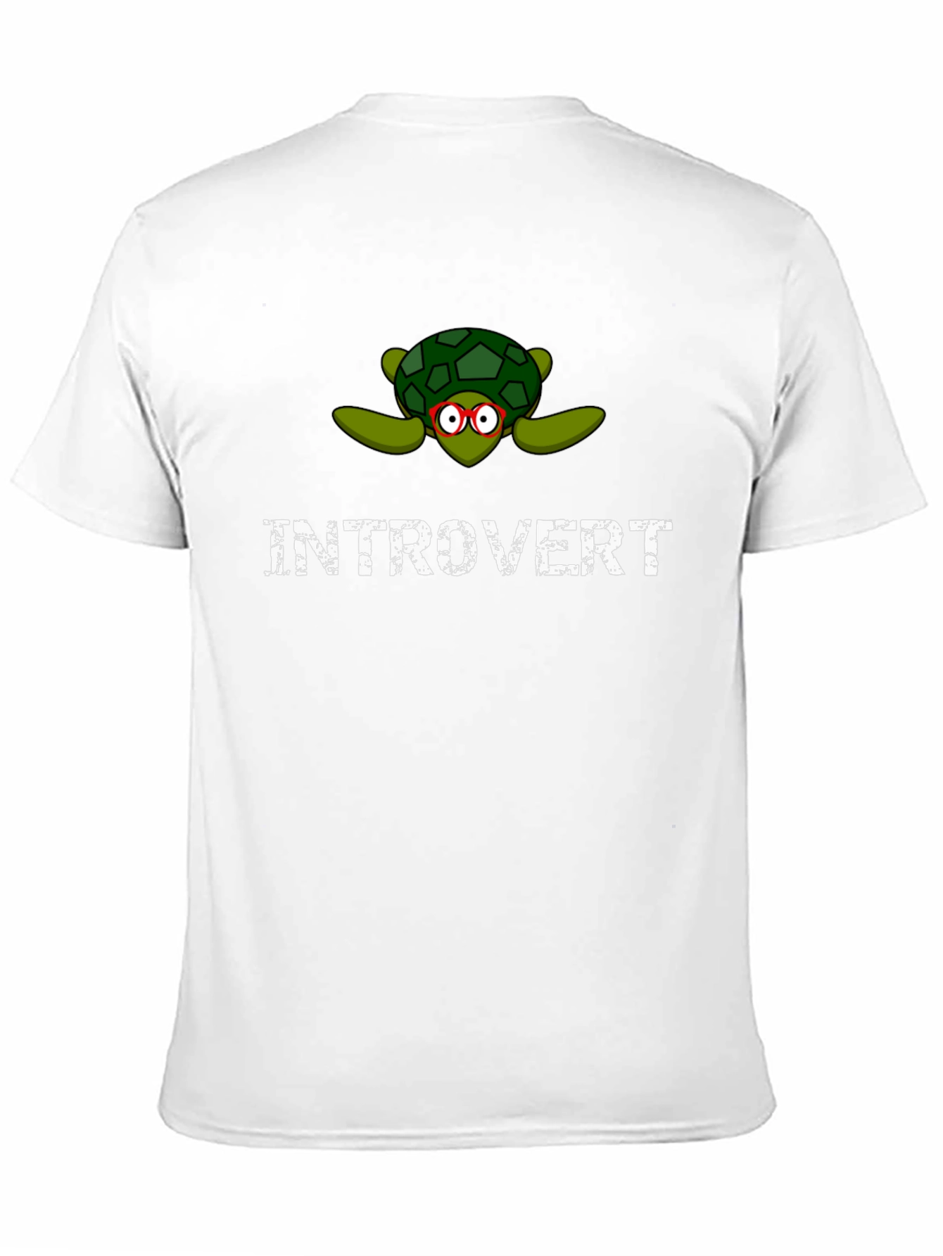 Introvert Turtle T-Shirt - Cute & Quirky Design