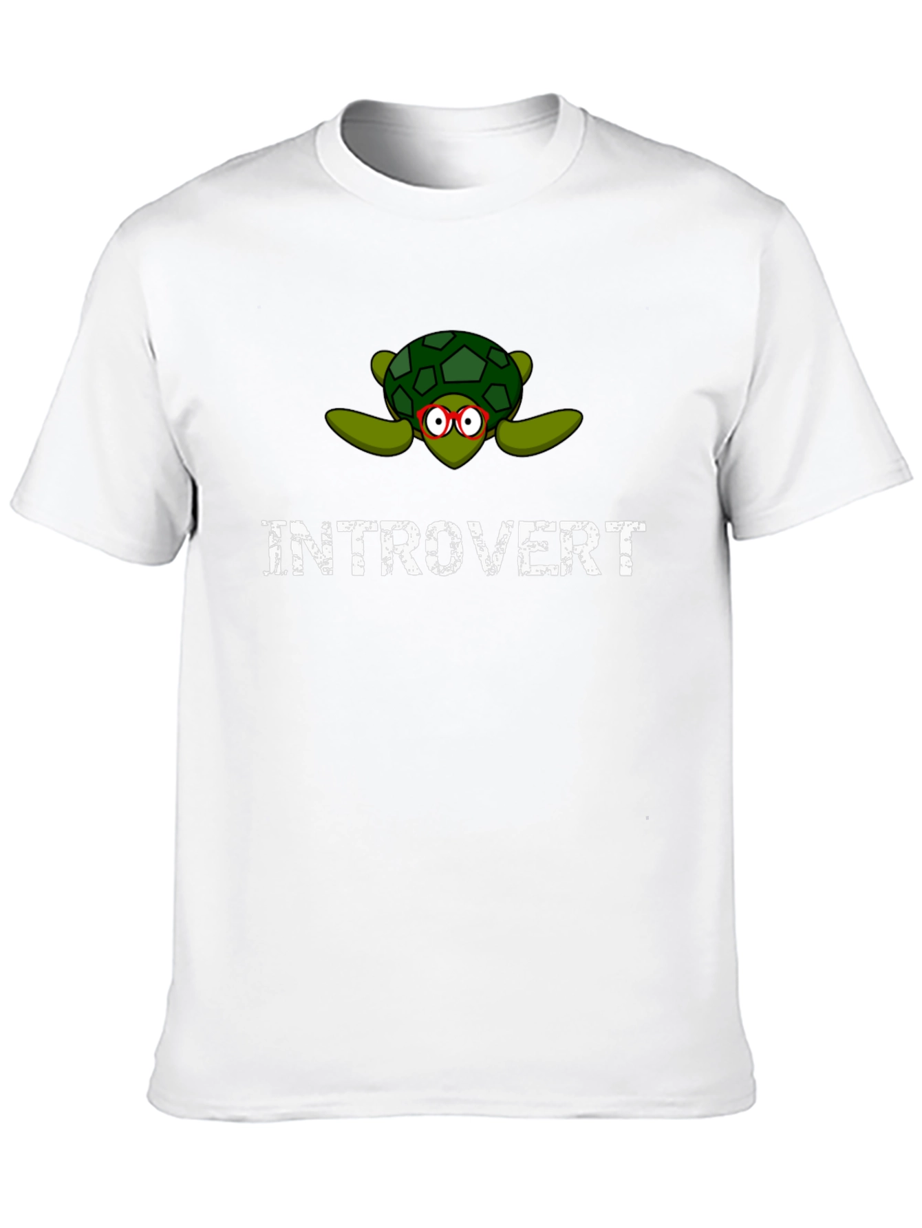 Introvert Turtle T-Shirt - Cute & Quirky Design