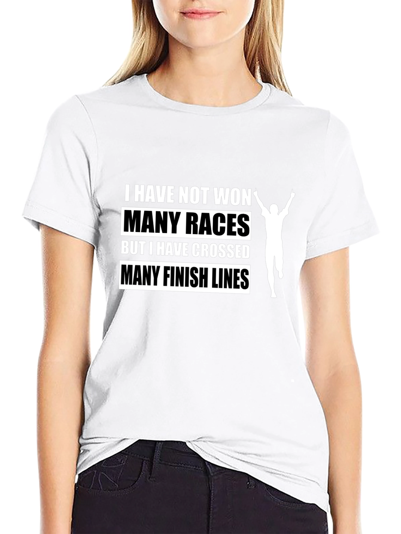 Motivational Runner T-Shirt - Finish Lines