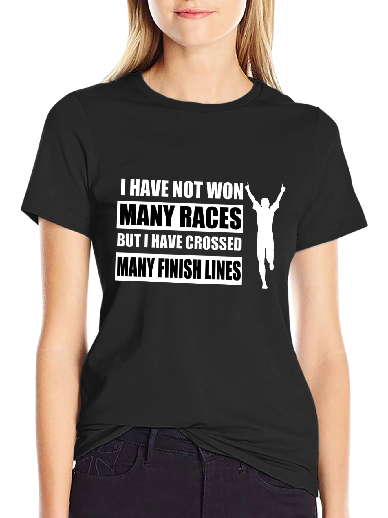 Motivational Runner T-Shirt - Finish Lines
