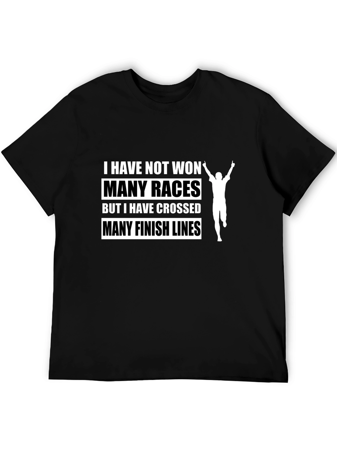 Motivational Runner T-Shirt - Finish Lines