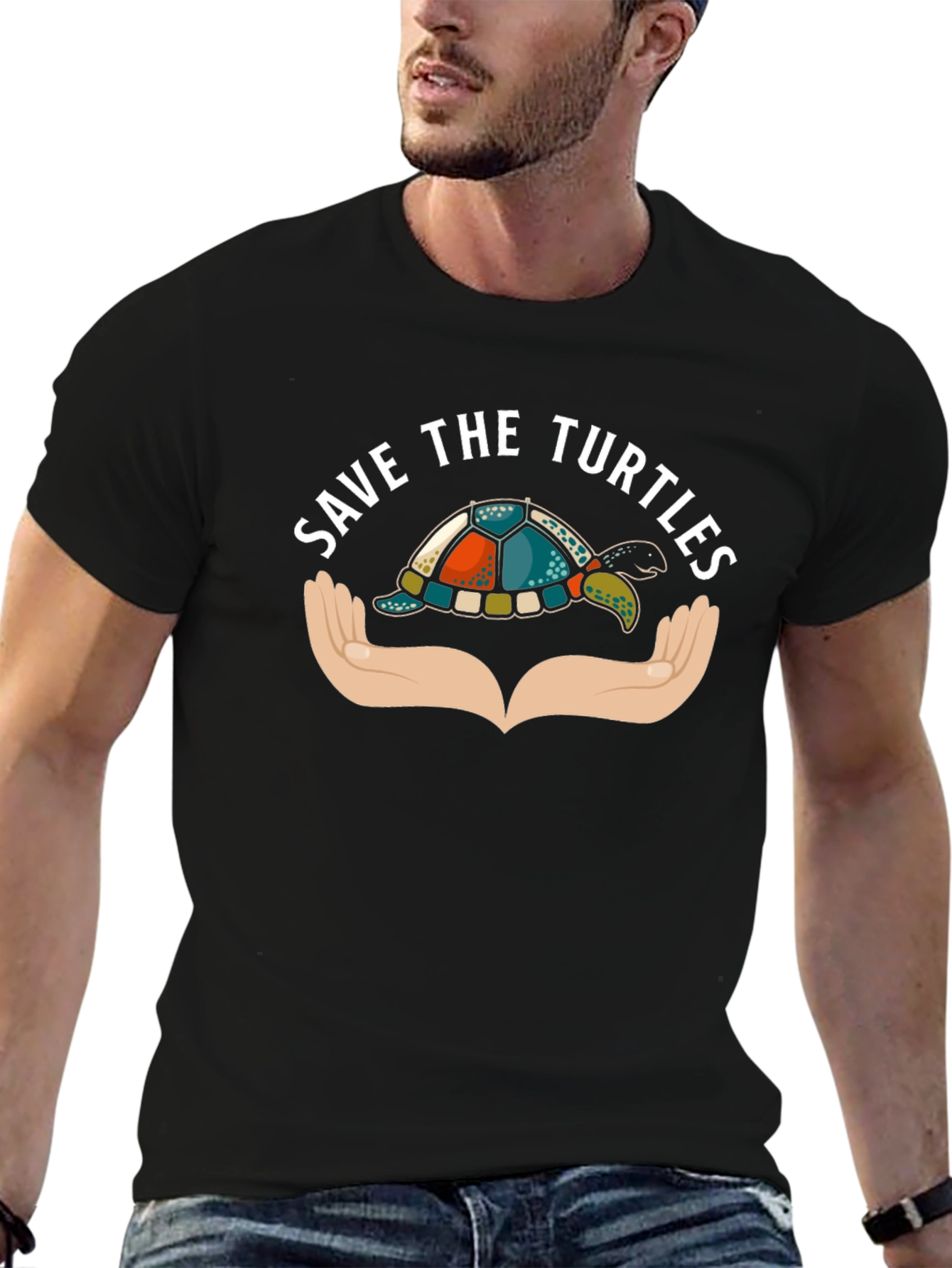 Save The Turtles T-Shirt Environmental Tee