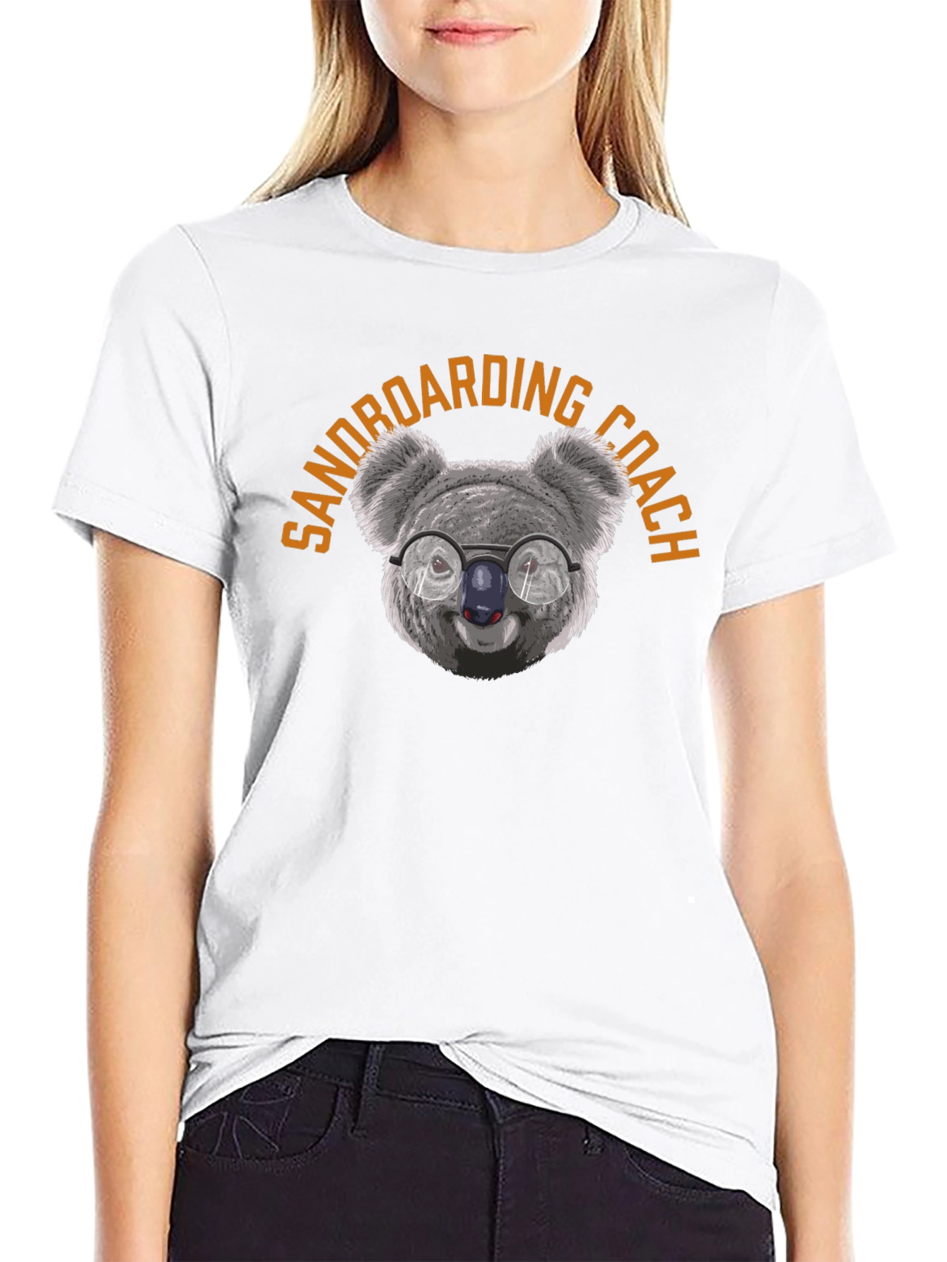 Sandboarding Coach T-Shirt - Koala Design