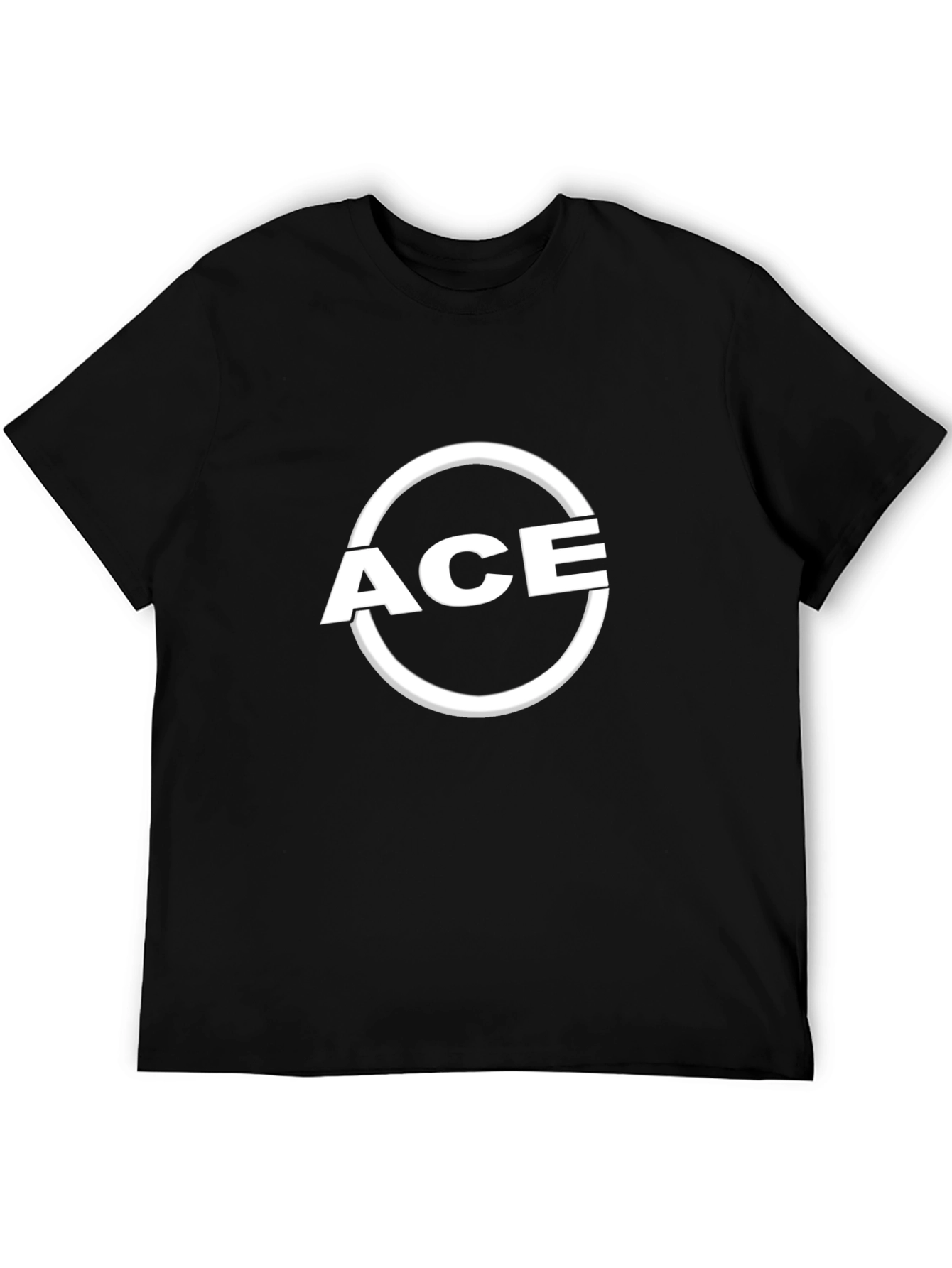ACE Logo Black T-Shirt - Classic Design