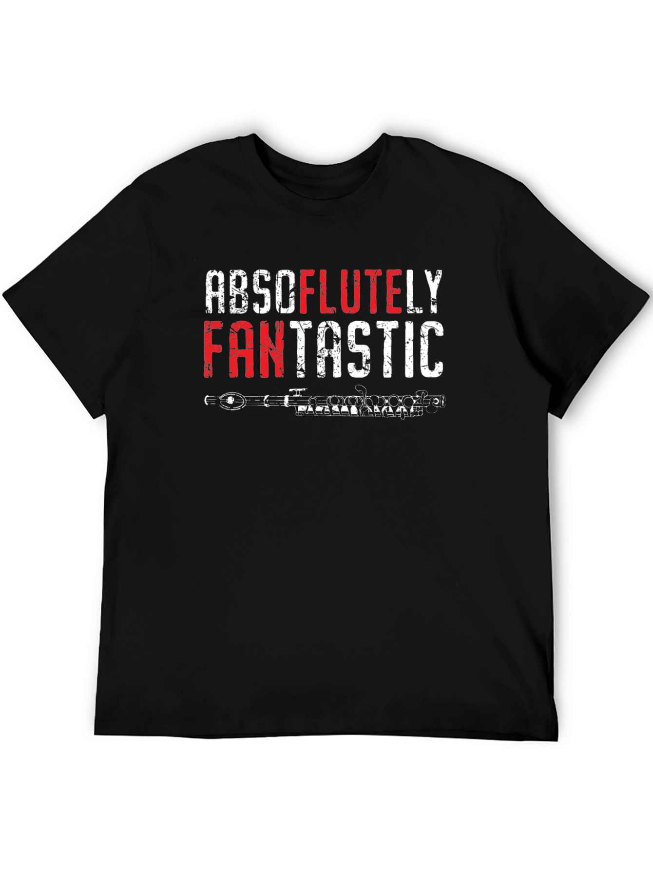 Absolutley Fantastic Flute Player Black Tee