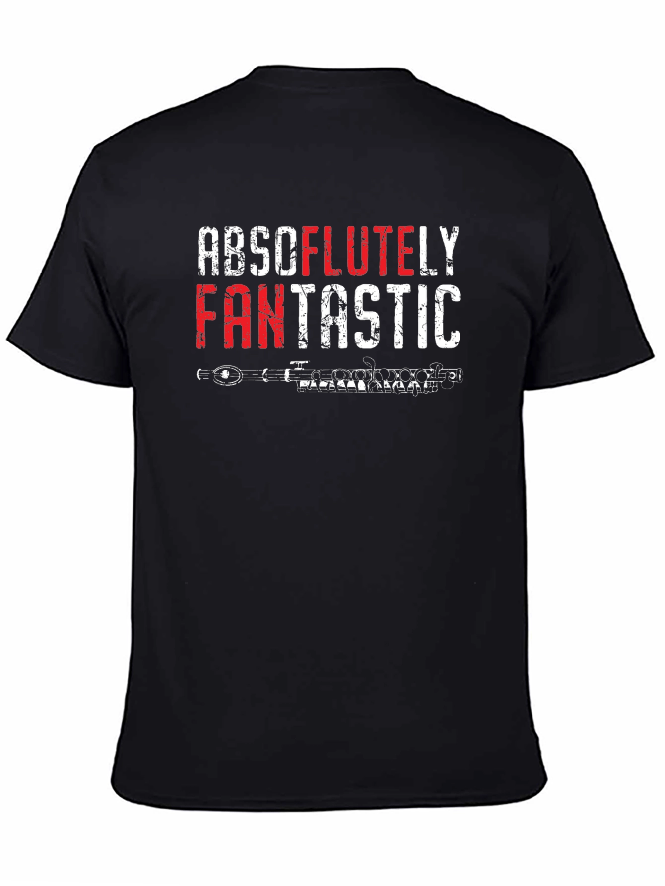 Absolutley Fantastic Flute Player Black Tee