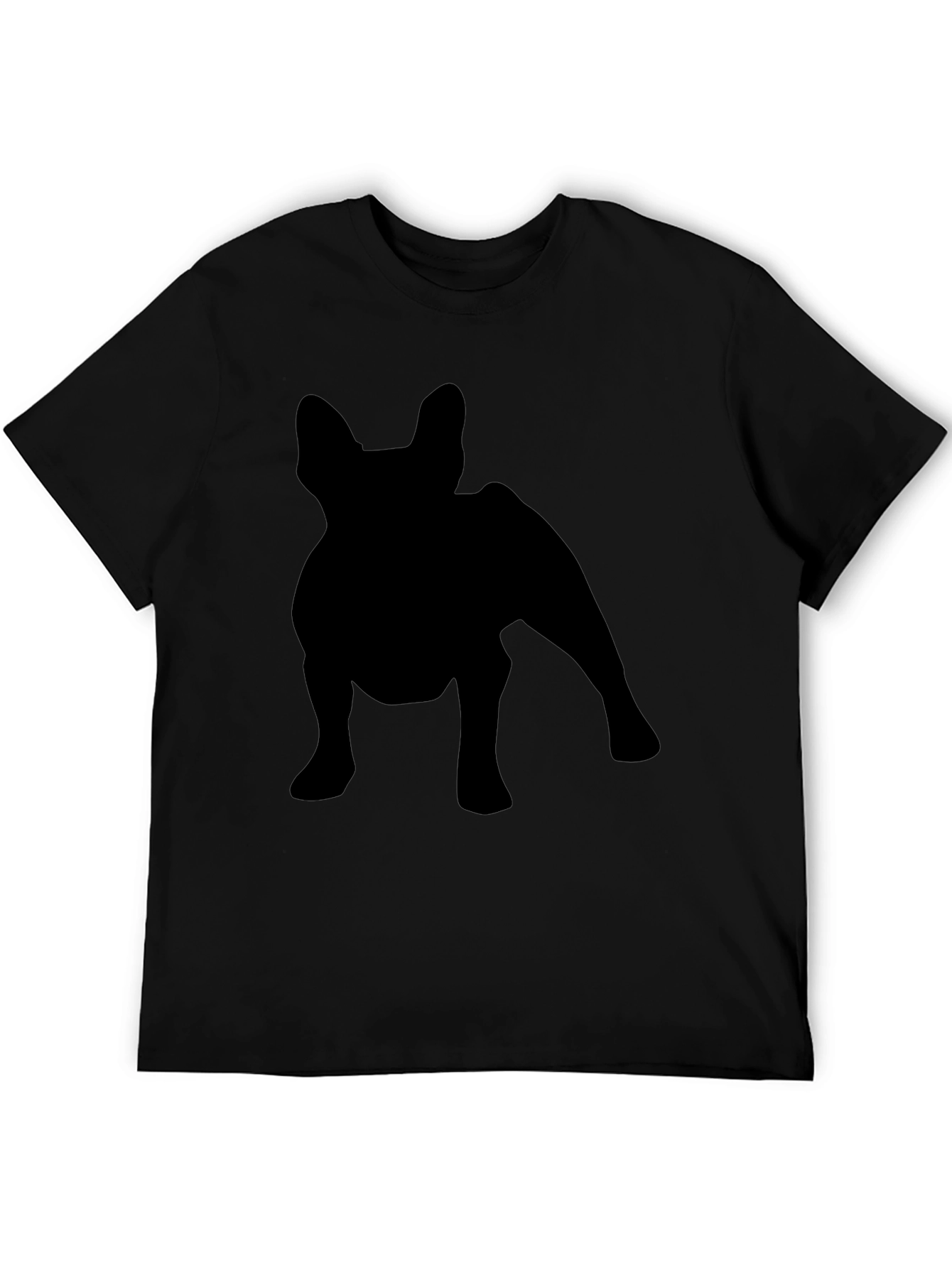 Black French Bulldog Silhouette T-Shirt
