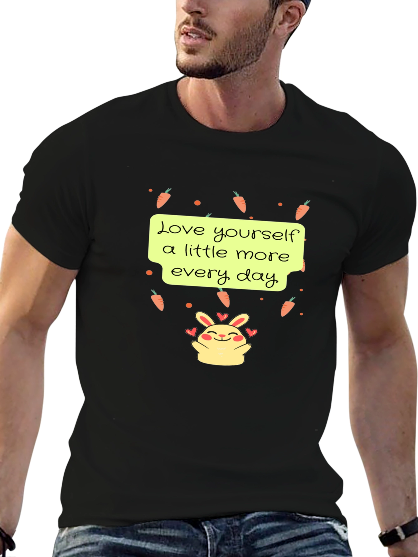 Love Yourself Rabbit Graphic Tee