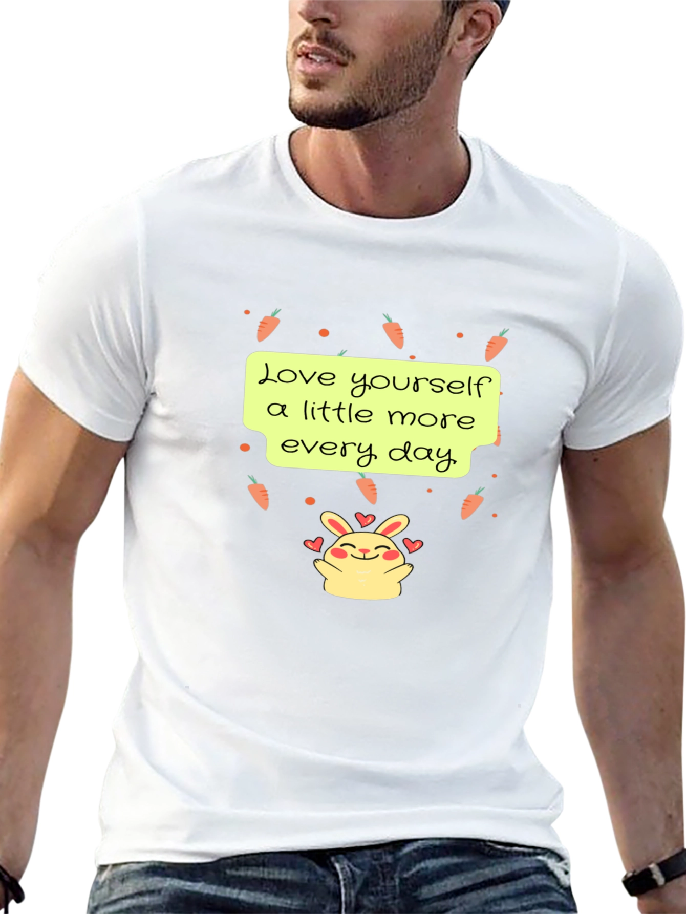 Love Yourself Rabbit Graphic Tee