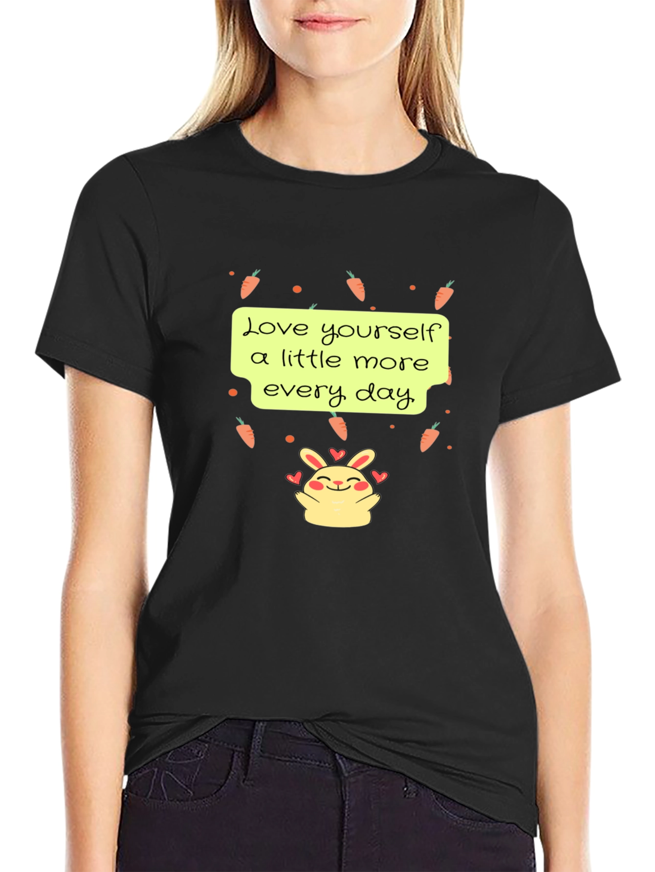 Love Yourself Rabbit Graphic Tee