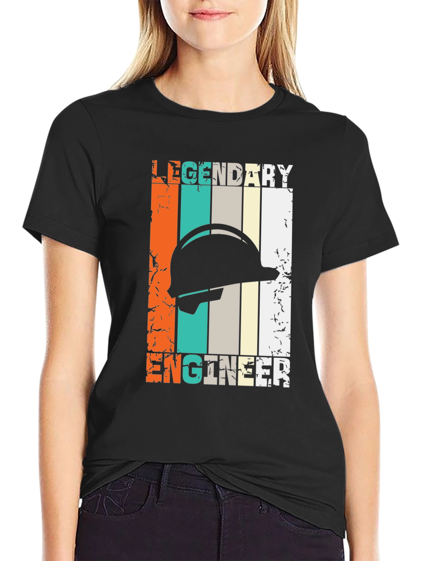 Legendary Engineer Retro Graphic T-Shirt