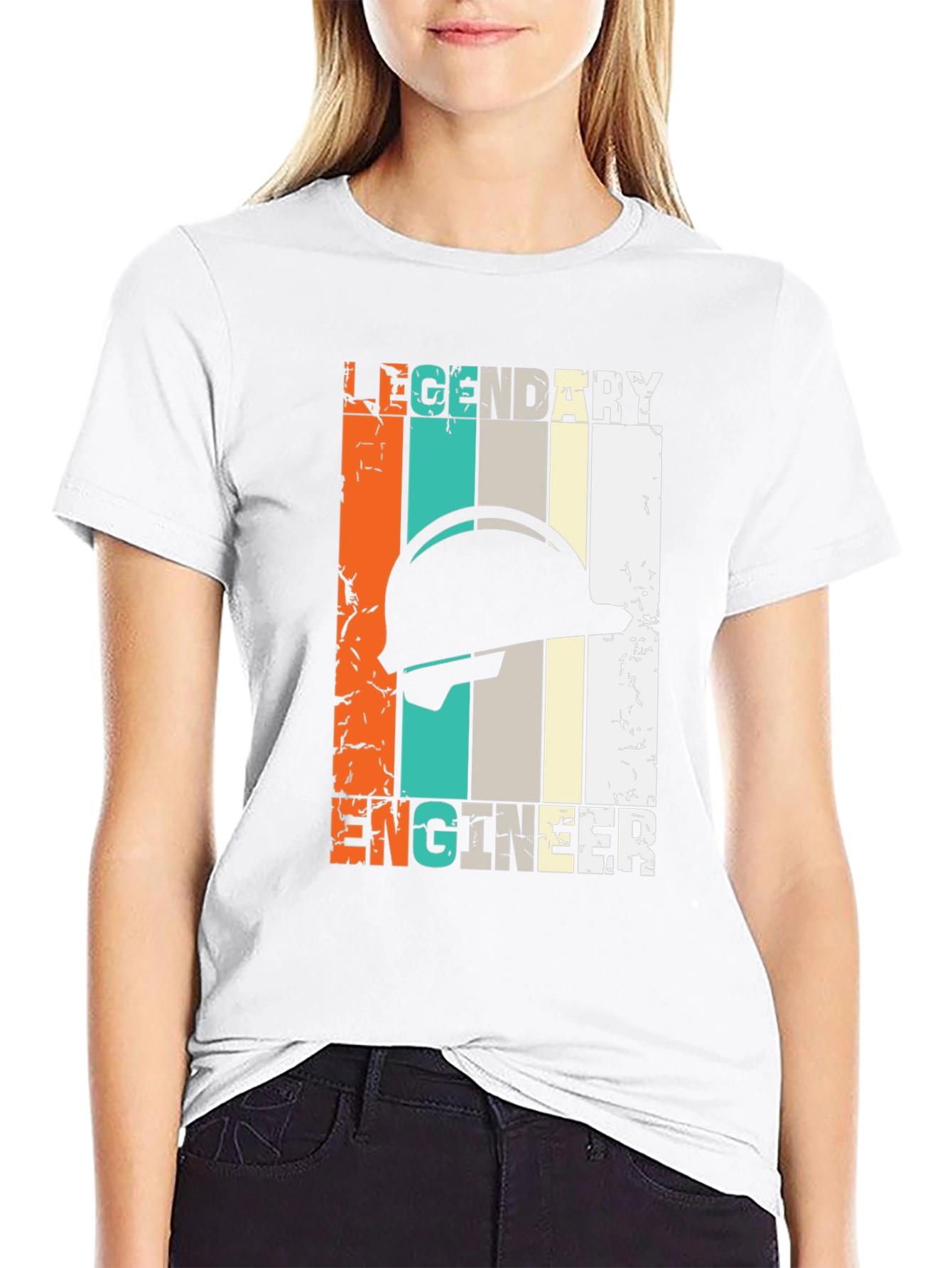 Legendary Engineer Retro Graphic T-Shirt