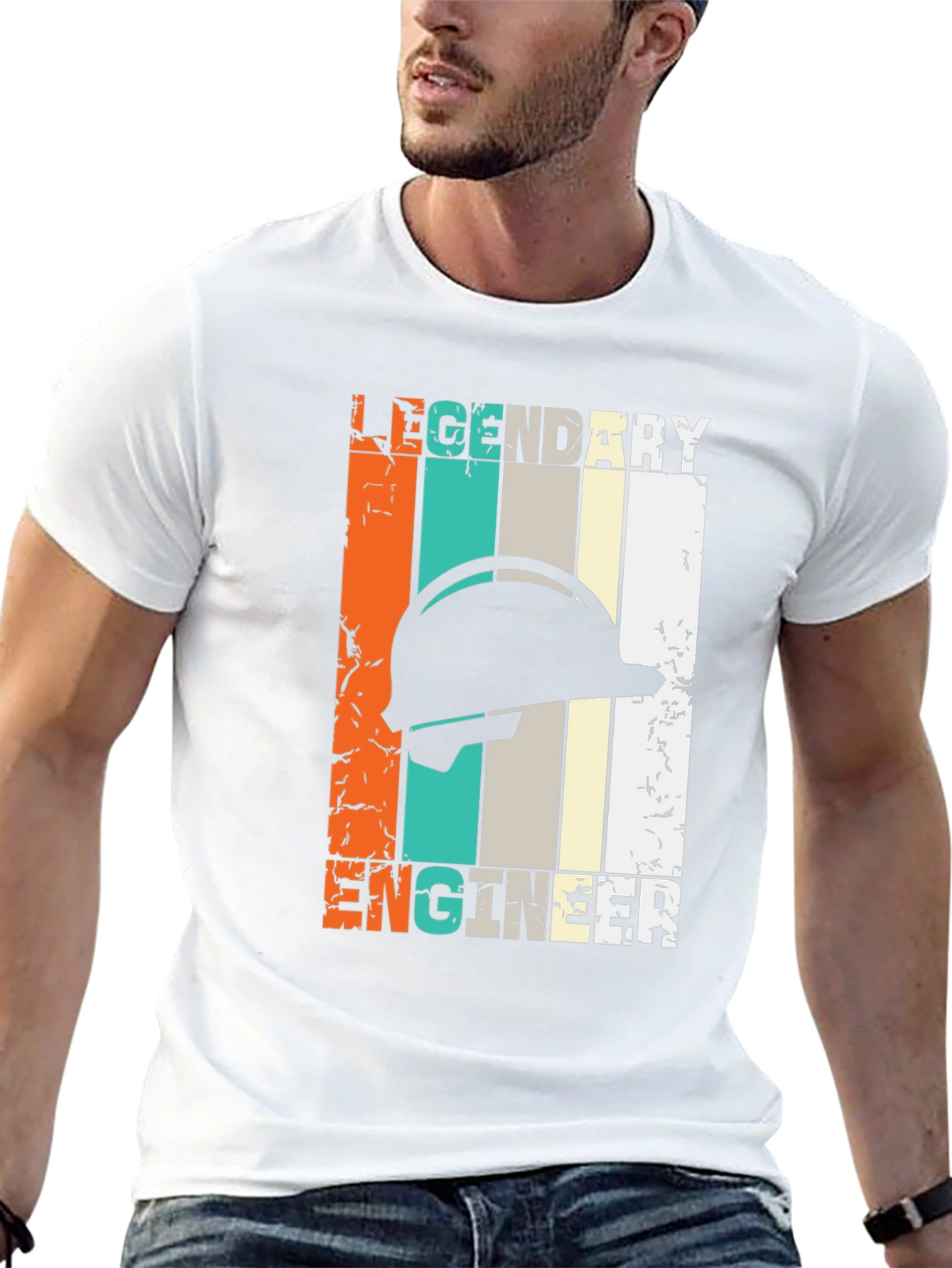 Legendary Engineer Retro Graphic T-Shirt