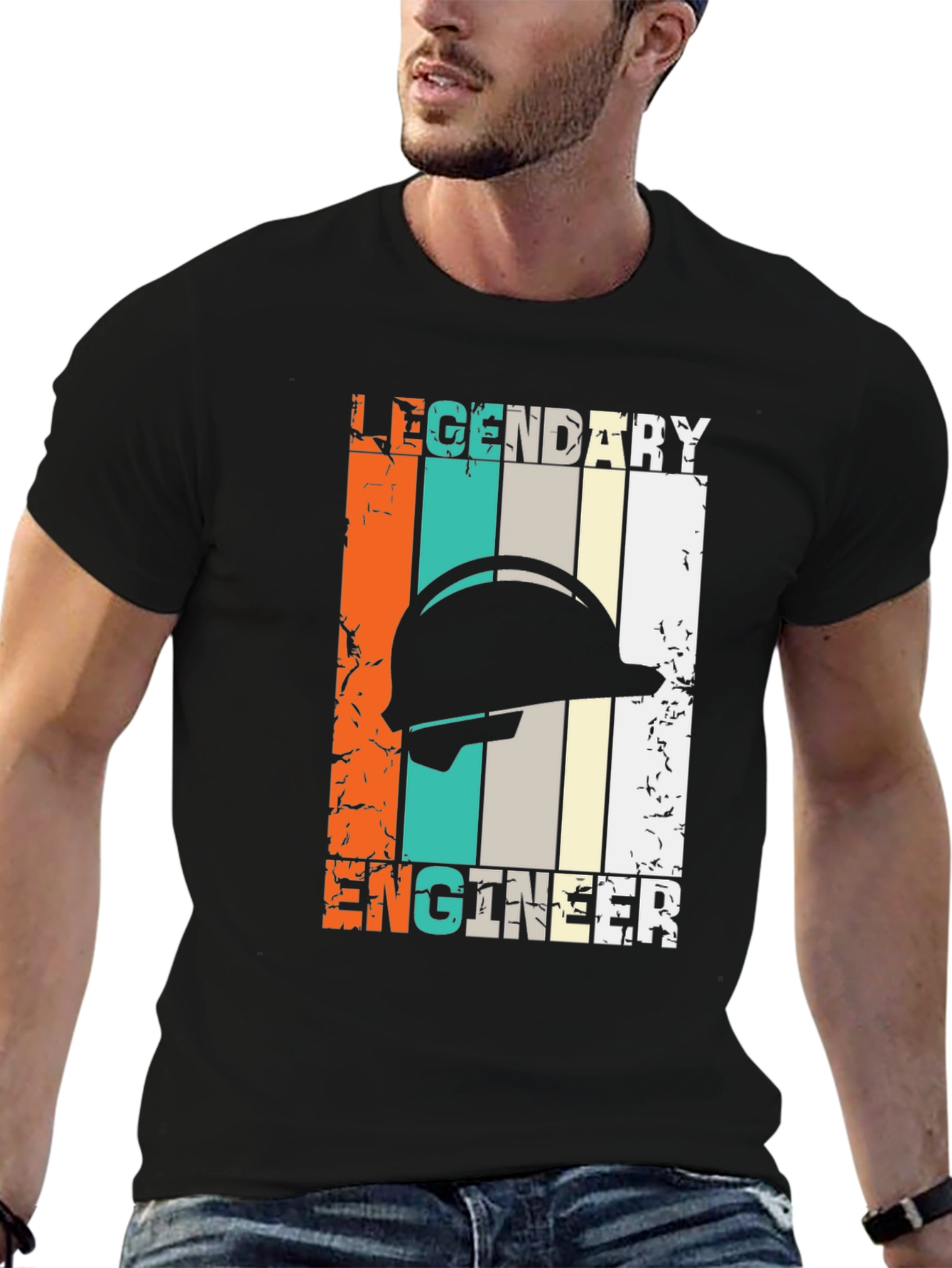 Legendary Engineer Retro Graphic T-Shirt