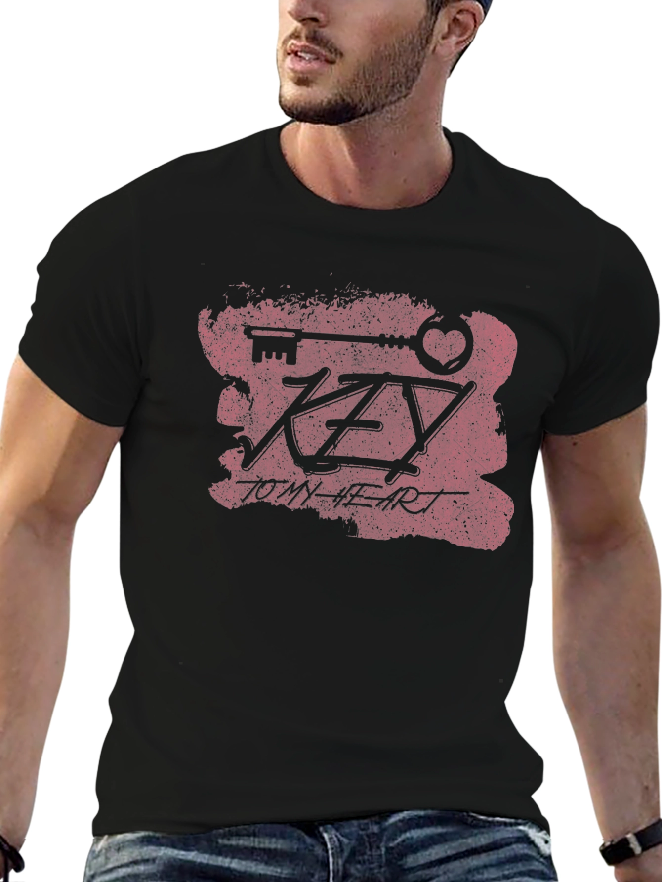 Key to My Heart T-Shirt - Mens Graphic Tee