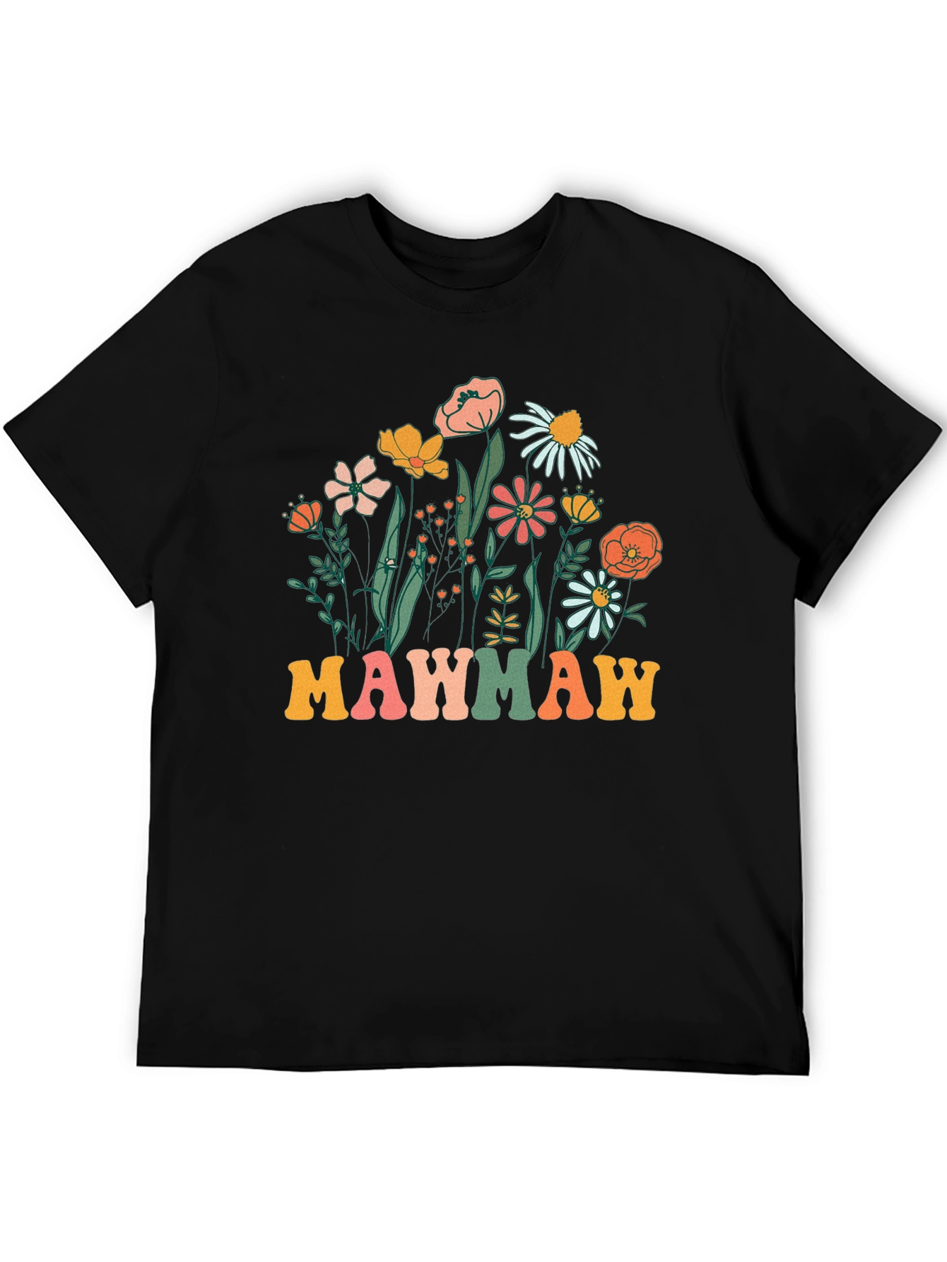 Floral Mawmaw T-Shirt - Cute Grandma Gift