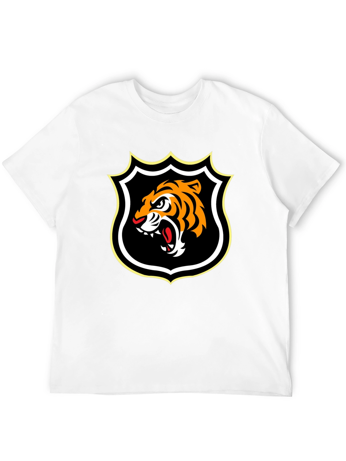 Tiger Emblem Black Tee