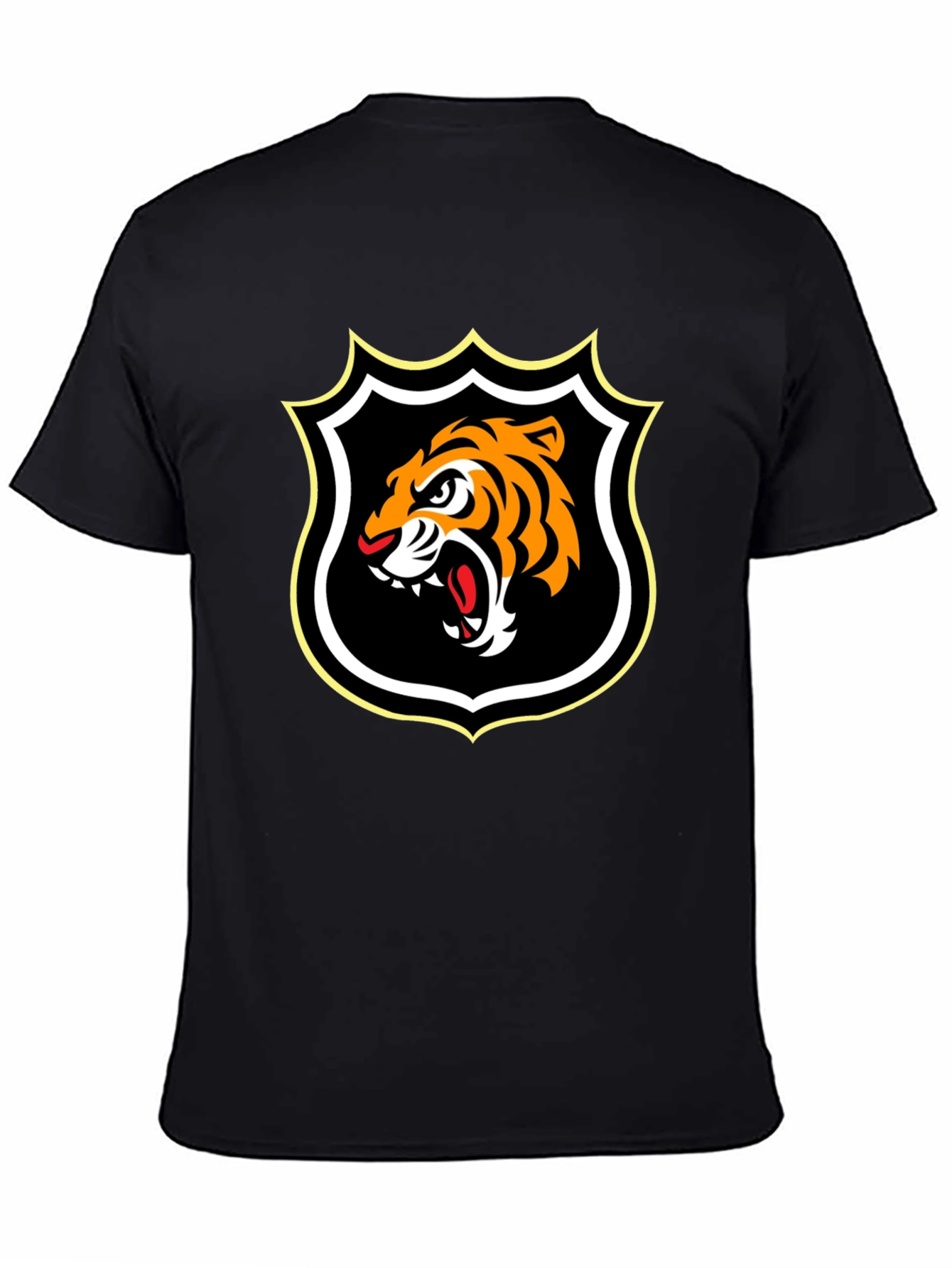 Tiger Emblem Black Tee