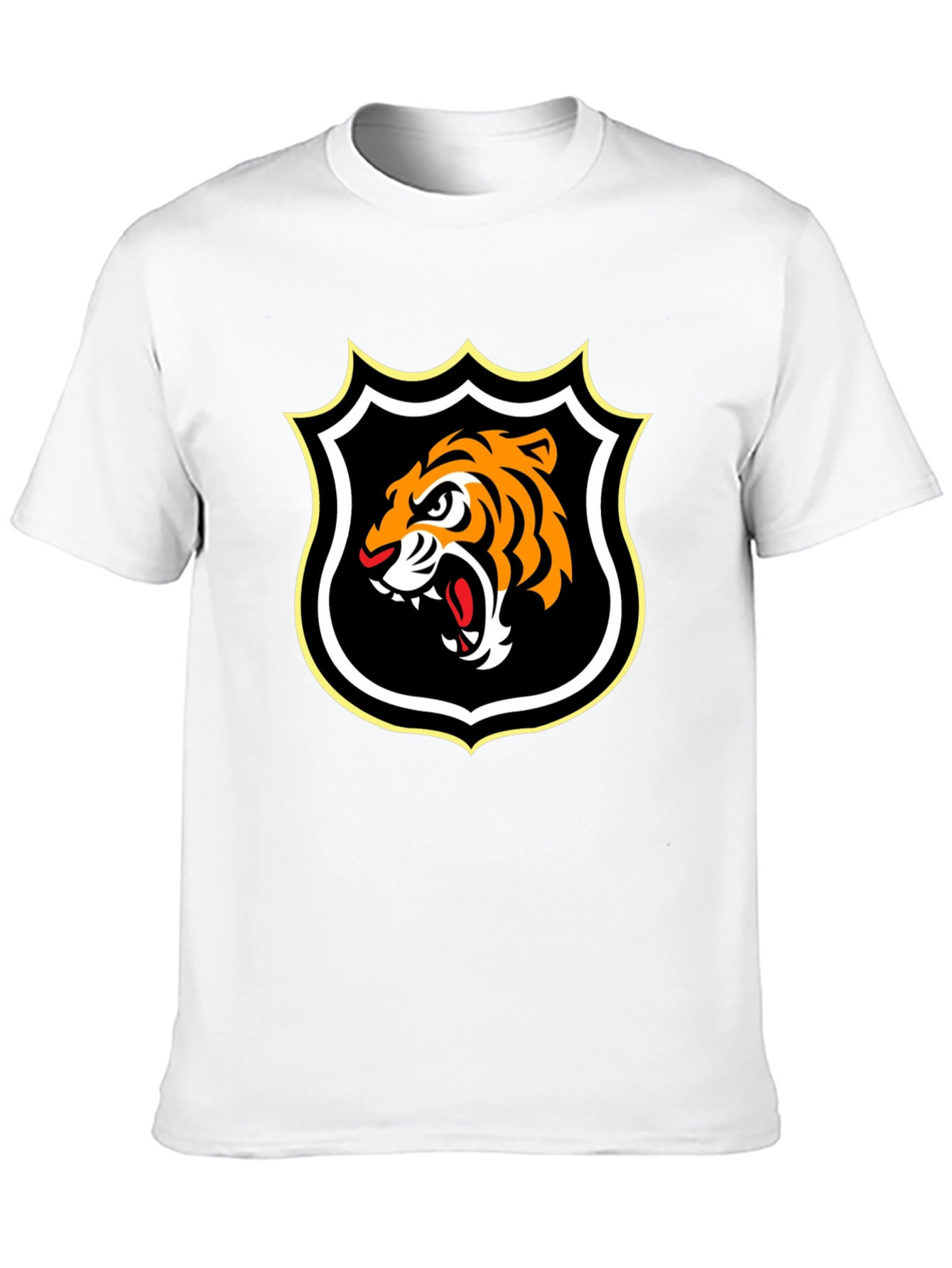 Tiger Emblem Black Tee
