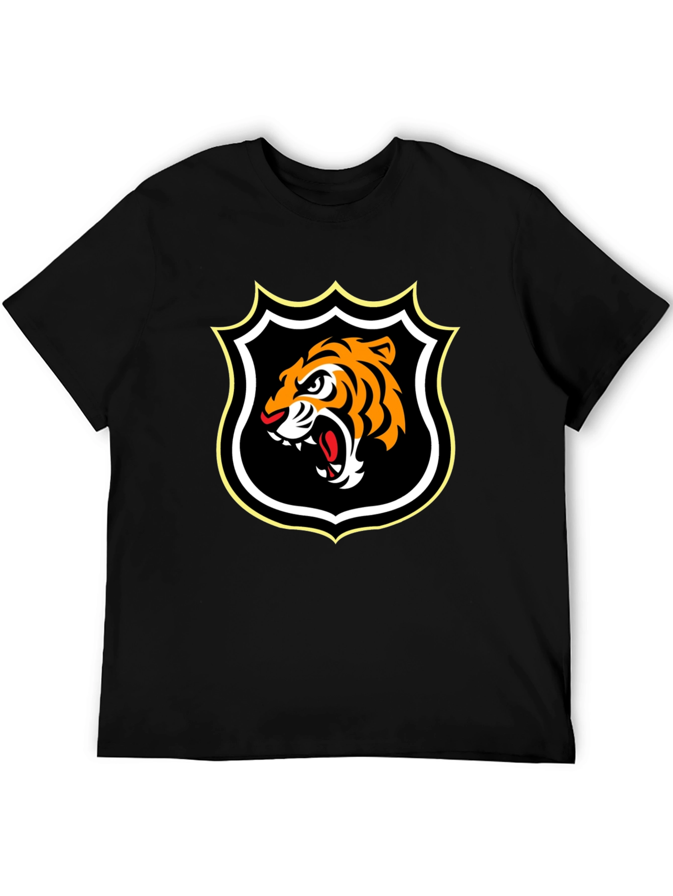 Tiger Emblem Black Tee